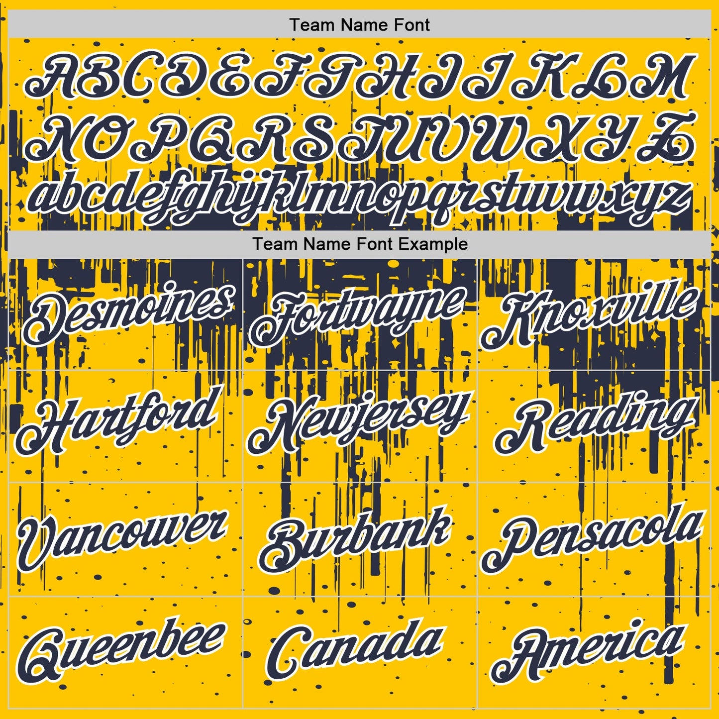 Custom Yellow Navy-White Dripping Splatter Paint Performance T-Shirt