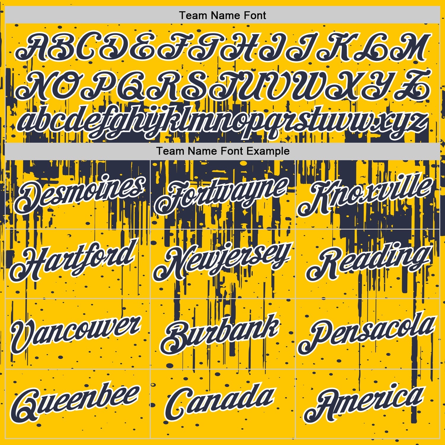 Custom Yellow Navy-White Dripping Splatter Paint Performance T-Shirt