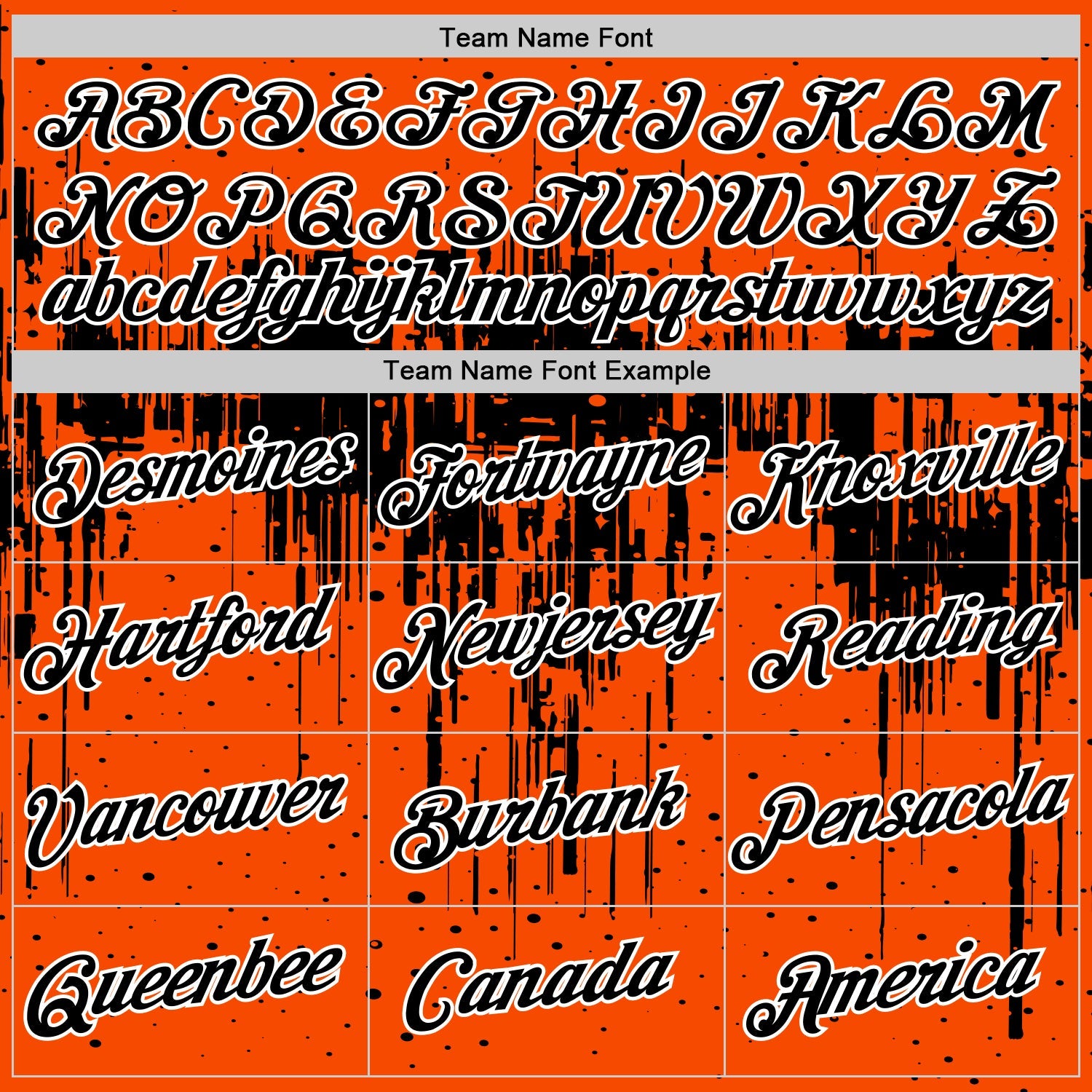 Custom Orange Black-White Dripping Splatter Paint Performance T-Shirt