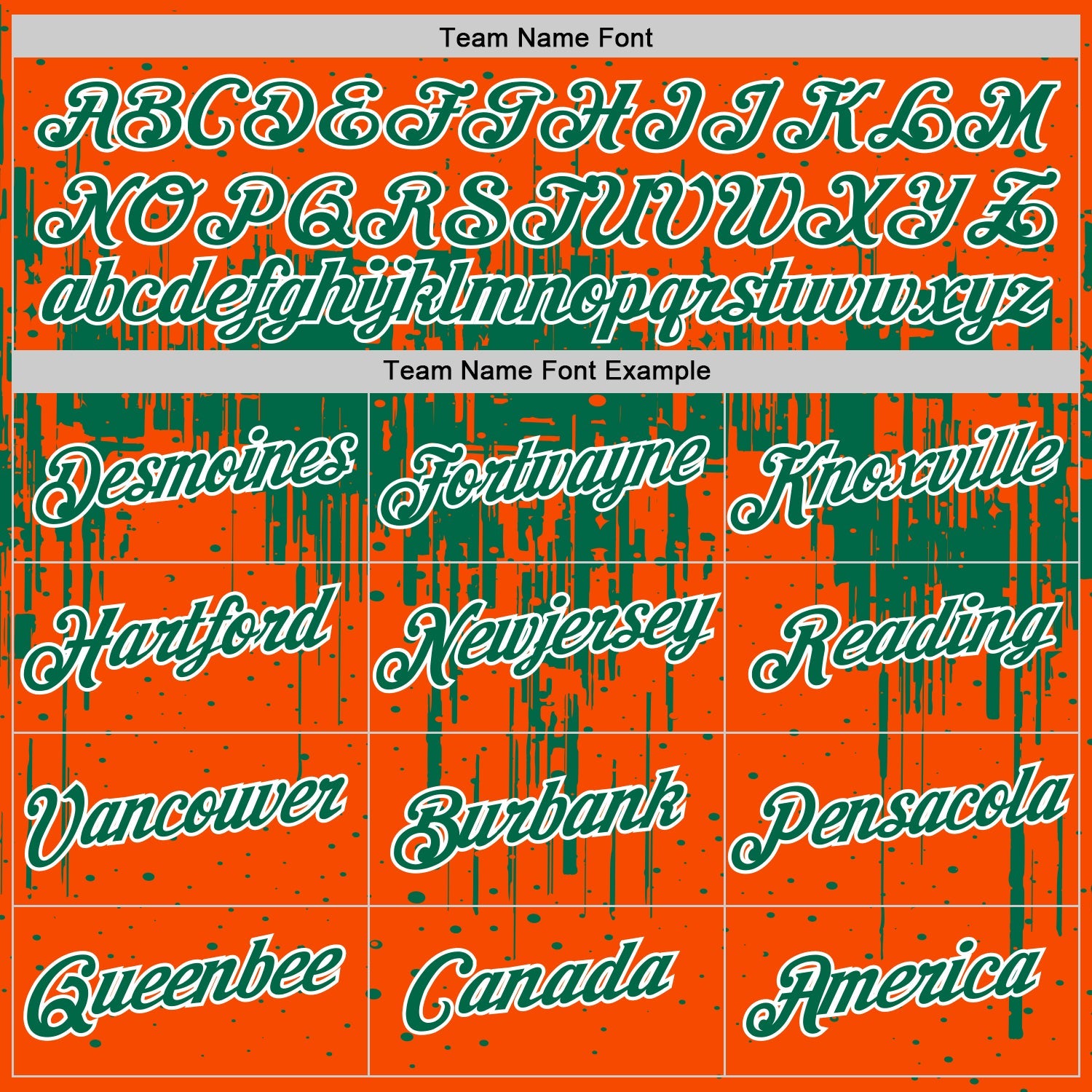 Custom Orange Kelly Green-White Dripping Splatter Paint Performance T-Shirt