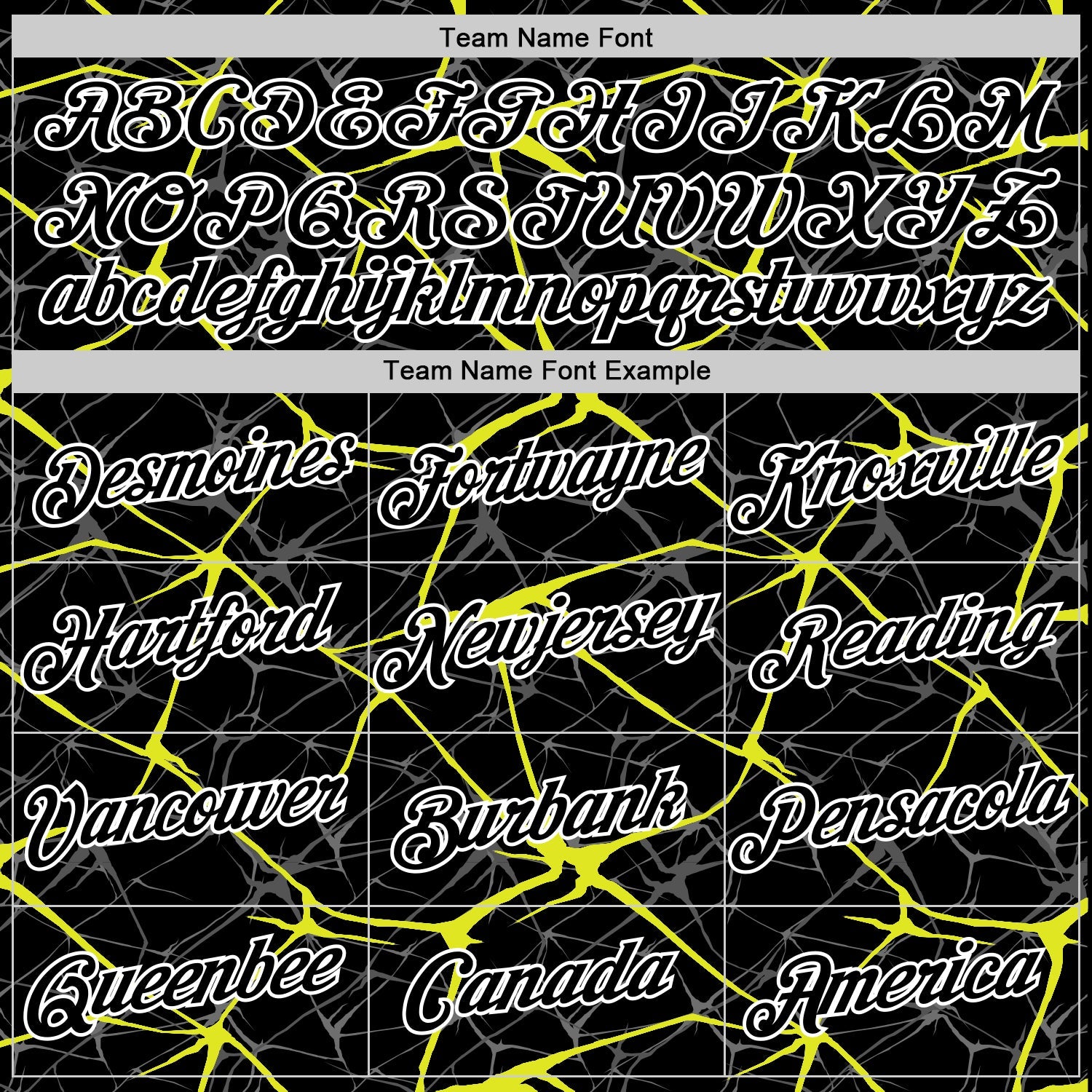 Custom Black Neon Yellow Gray-White Abstract Network Crackle Performance T-Shirt