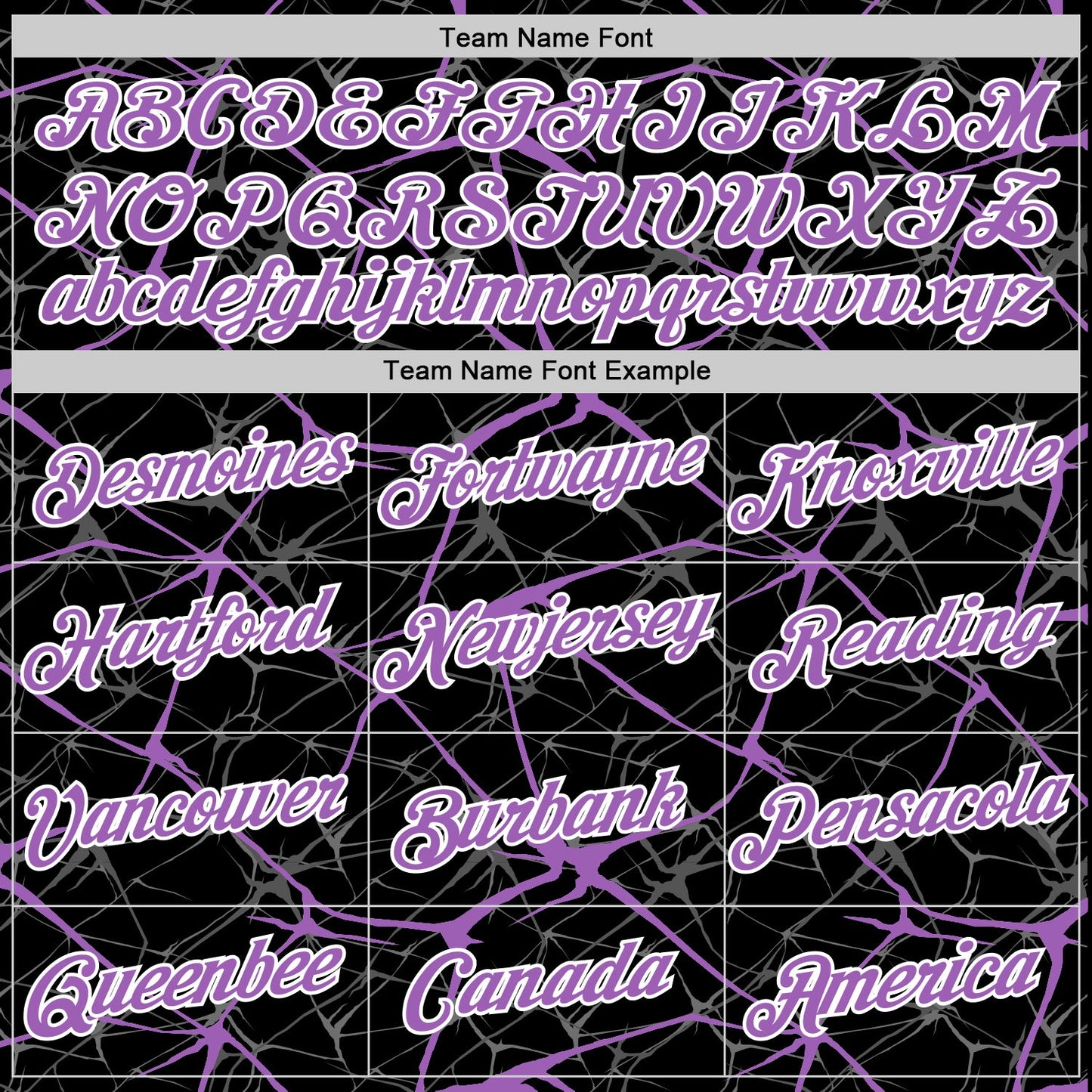 Custom Black Medium Purple Gray-White Abstract Network Crackle Performance T-Shirt