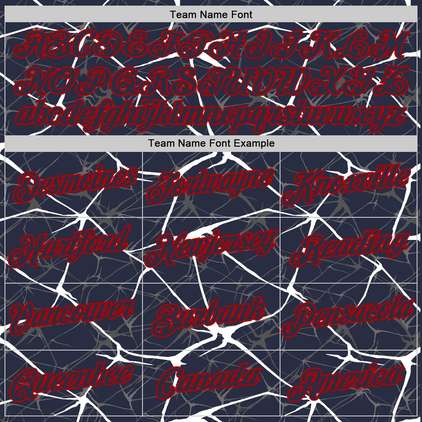 Custom Navy White Gray-Red Abstract Network Crackle Performance T-Shirt