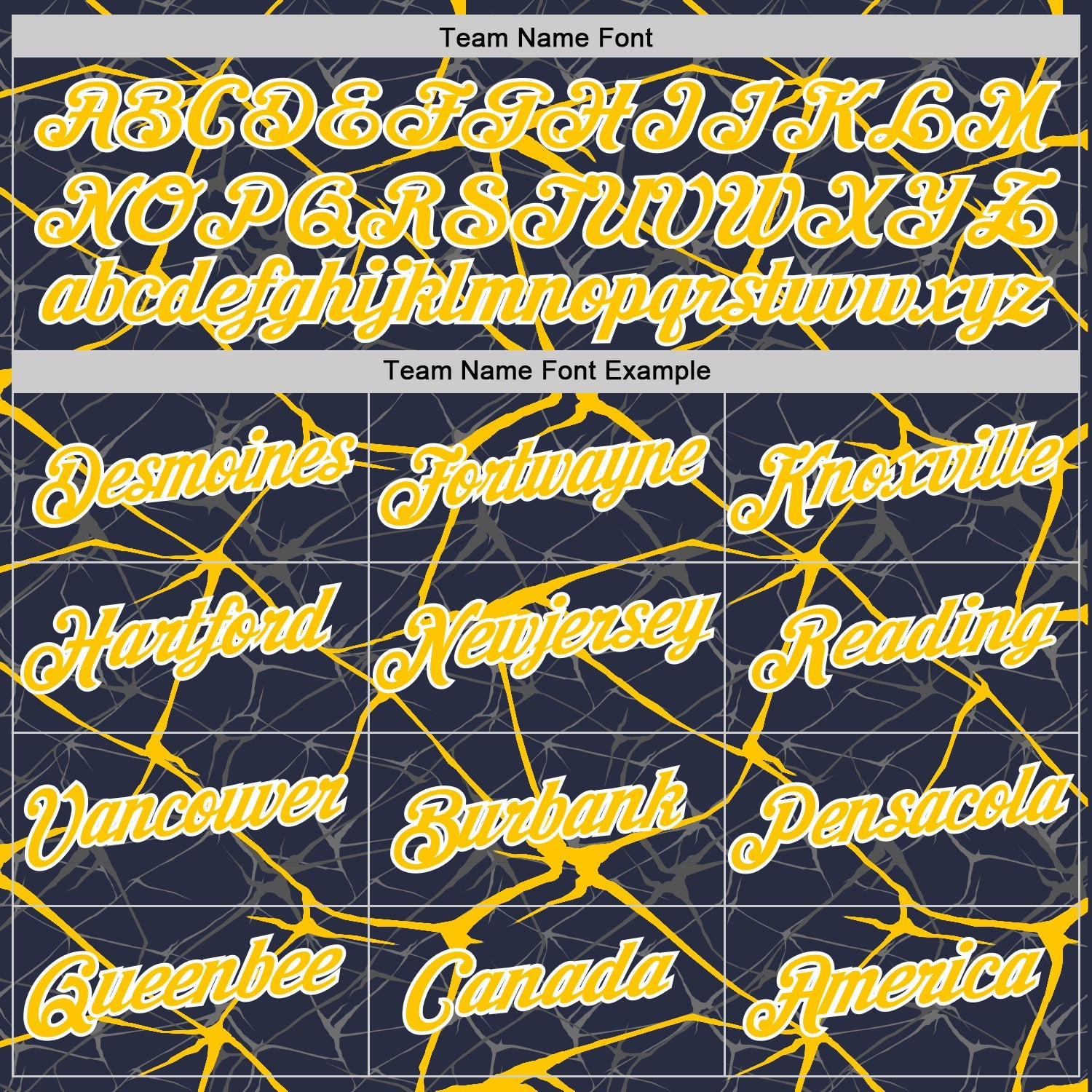 Custom Navy Yellow Gray-White Abstract Network Crackle Performance T-Shirt