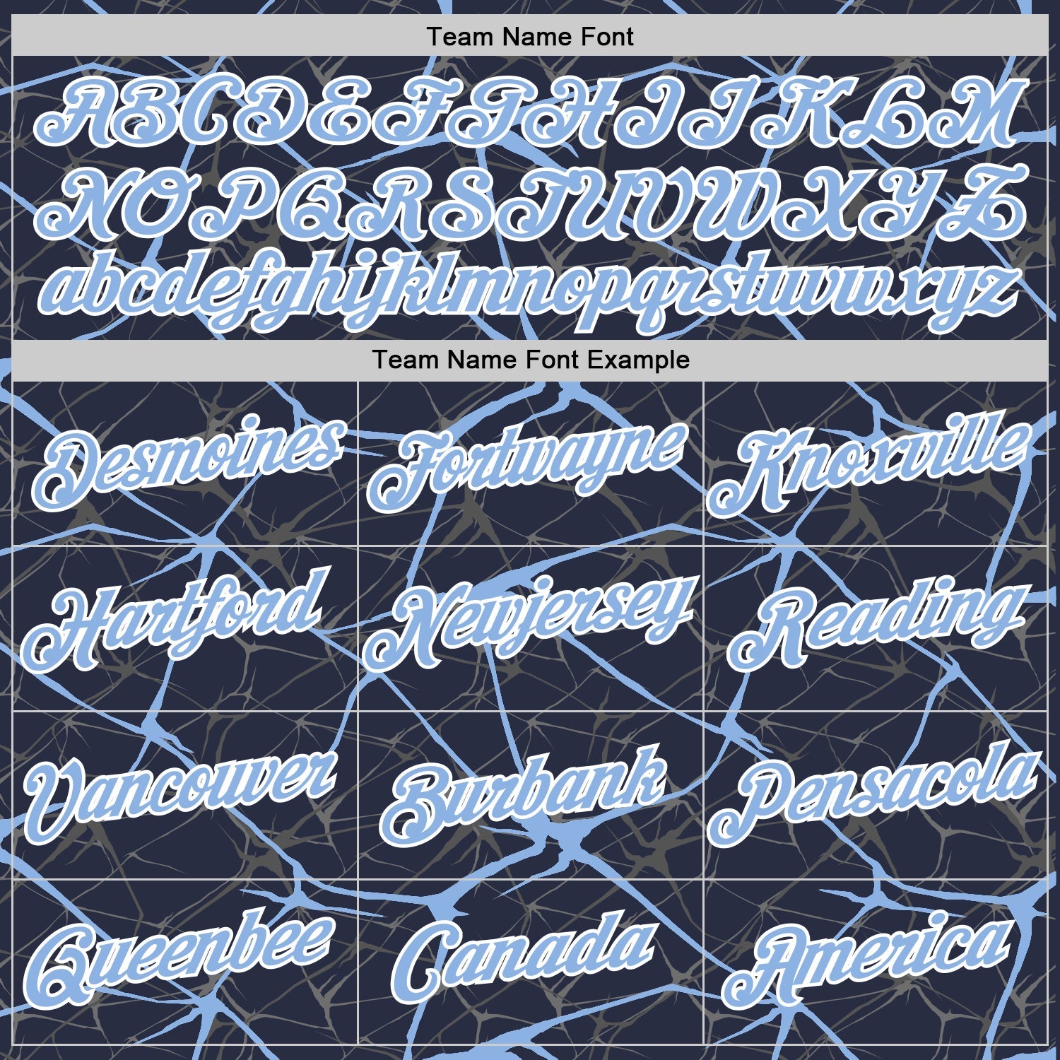 Custom Navy Light Blue Gray-White Abstract Network Crackle Performance T-Shirt