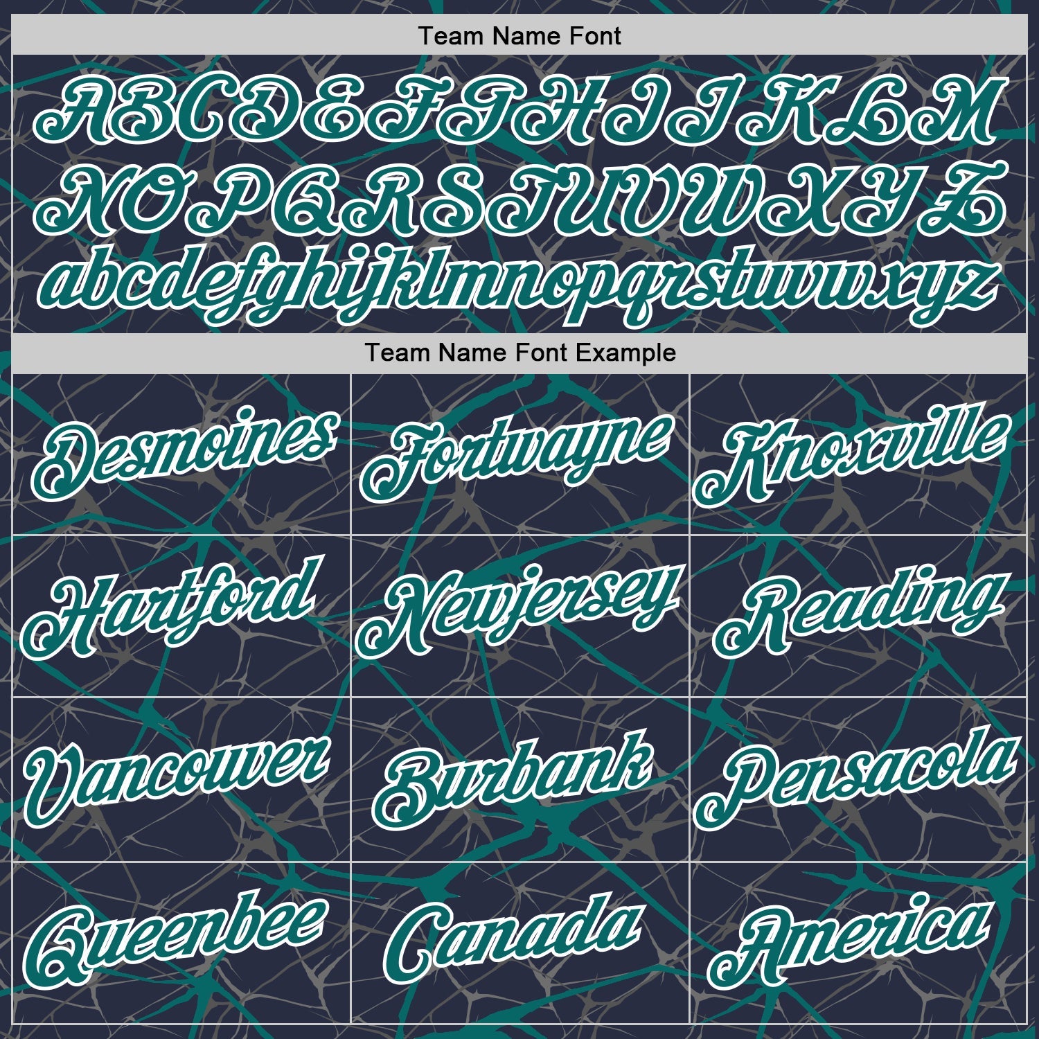 Custom Navy Teal Gray-White Abstract Network Crackle Performance T-Shirt