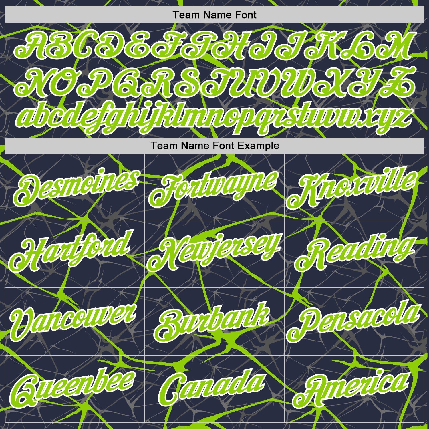 Custom Navy Neon Green Gray-White Abstract Network Crackle Performance T-Shirt