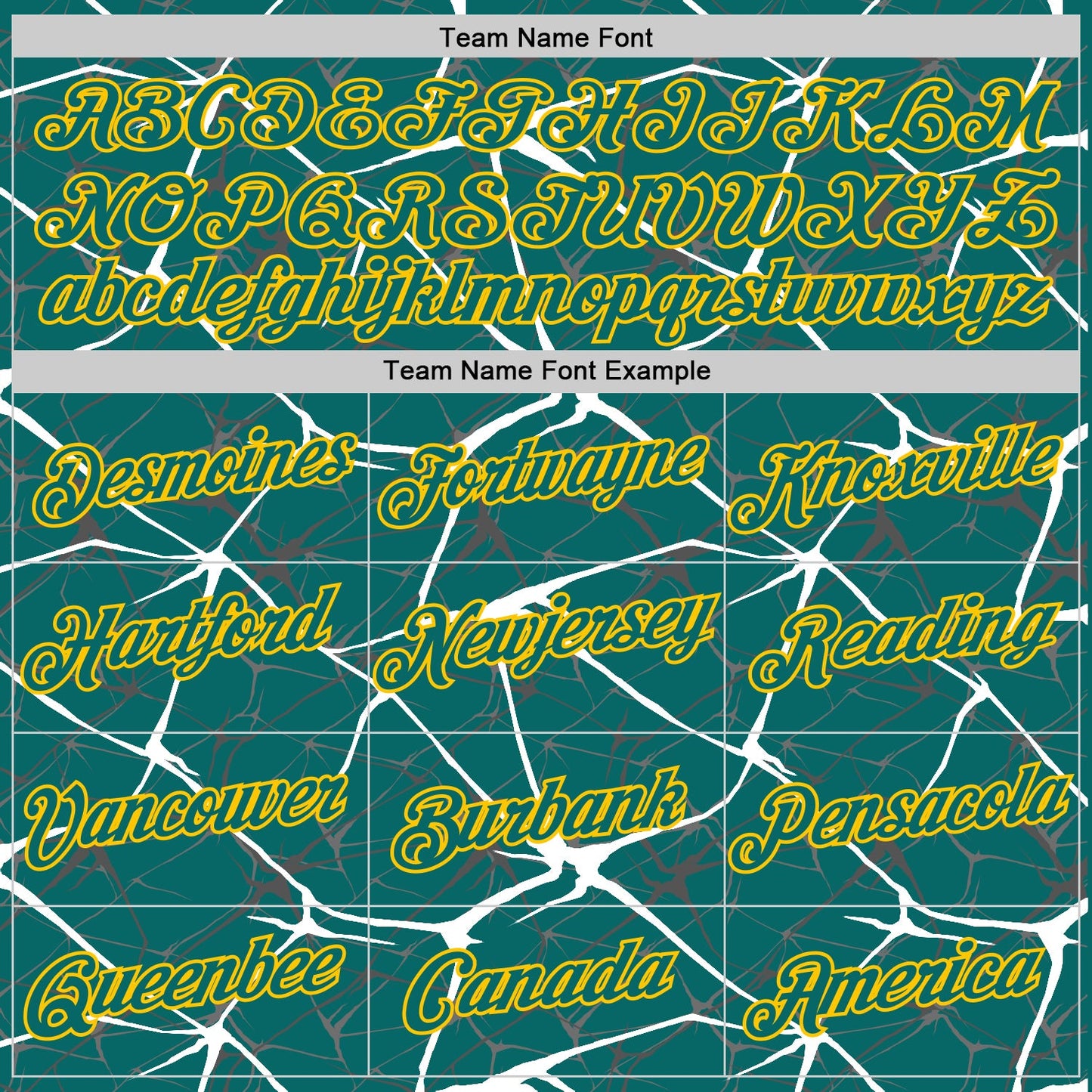 Custom Teal White Gray-Yellow Abstract Network Crackle Performance T-Shirt