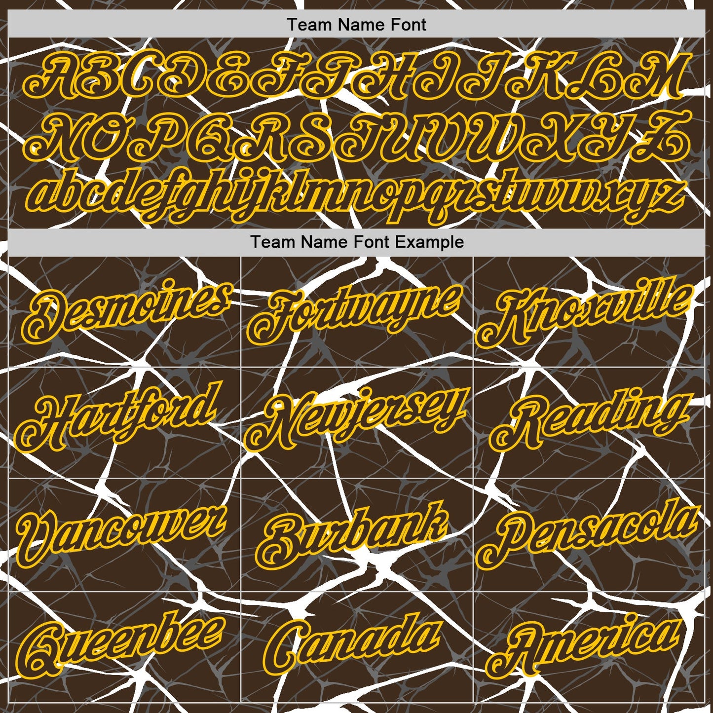 Custom Brown White Gray-Yellow Abstract Network Crackle Performance T-Shirt