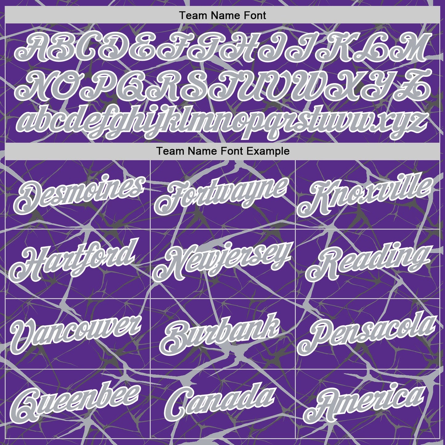 Custom Purple Gray-White Abstract Network Crackle Performance T-Shirt
