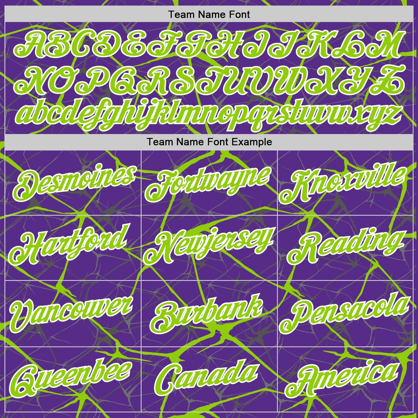 Custom Purple Neon Green Gray-White Abstract Network Crackle Performance T-Shirt