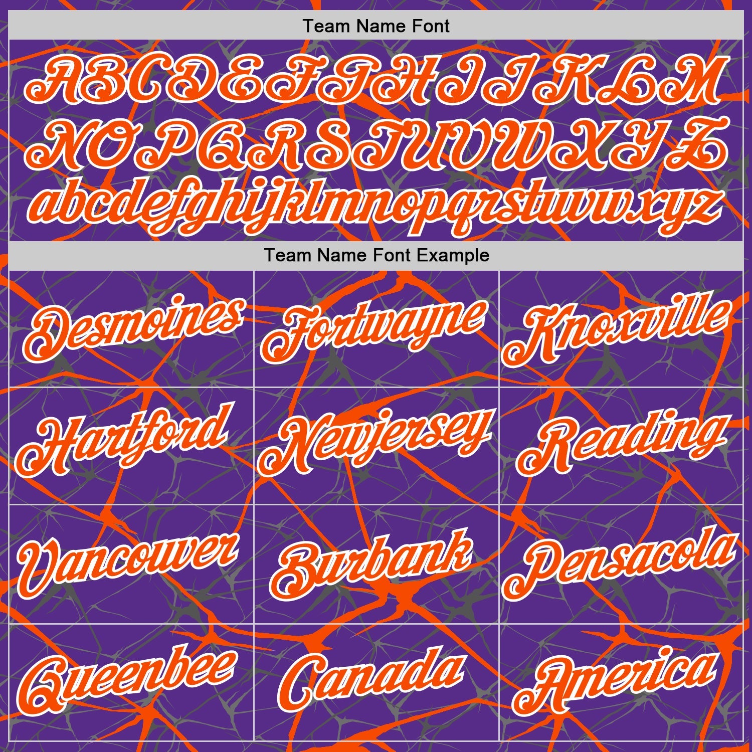 Custom Purple Orange Gray-White Abstract Network Crackle Performance T-Shirt