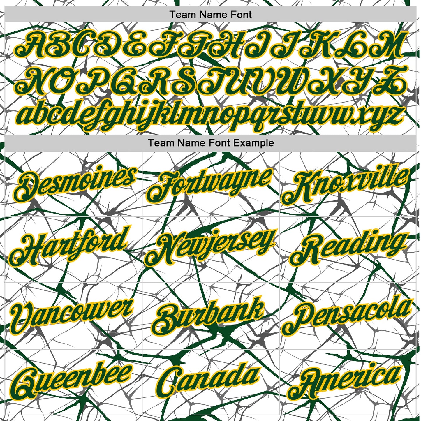 Custom White Green Gray-Yellow Abstract Network Crackle Performance T-Shirt