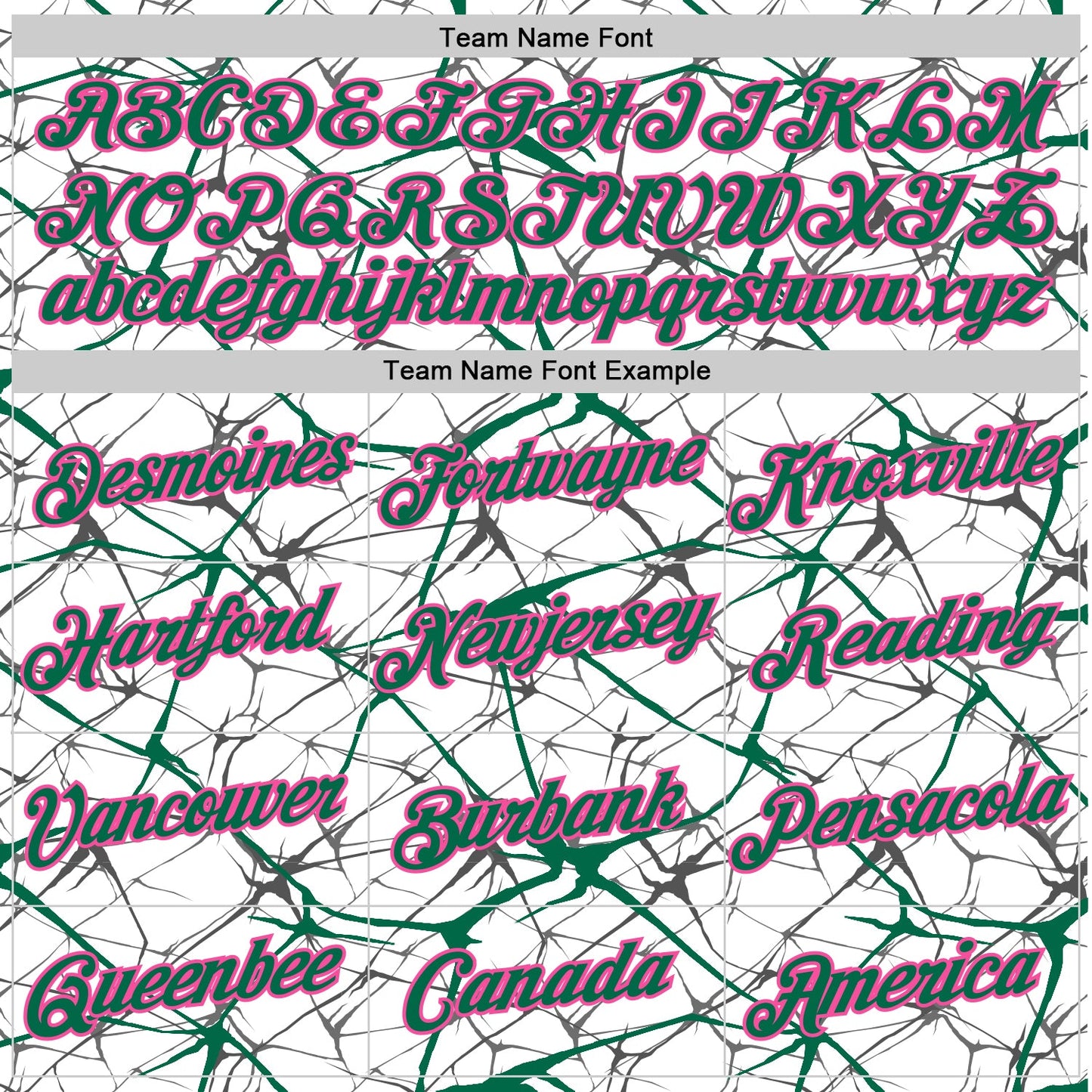 Custom White Kelly Green Gray-Pink Abstract Network Crackle Performance T-Shirt
