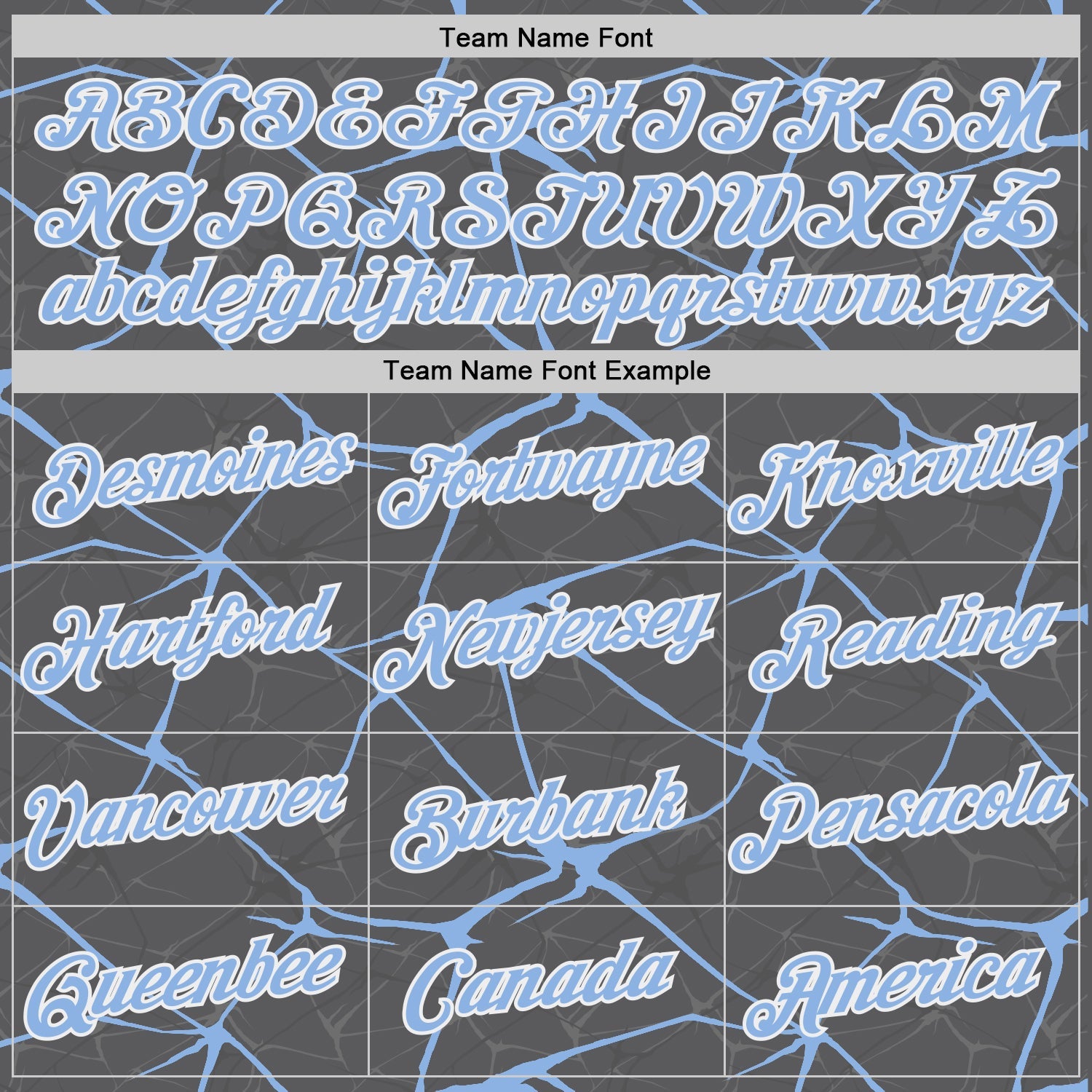 Custom Steel Gray Light Blue-White Abstract Network Crackle Performance T-Shirt