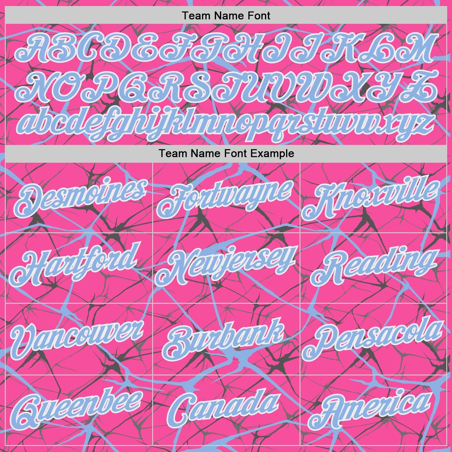 Custom Pink Light Blue Gray-White Abstract Network Crackle Performance T-Shirt