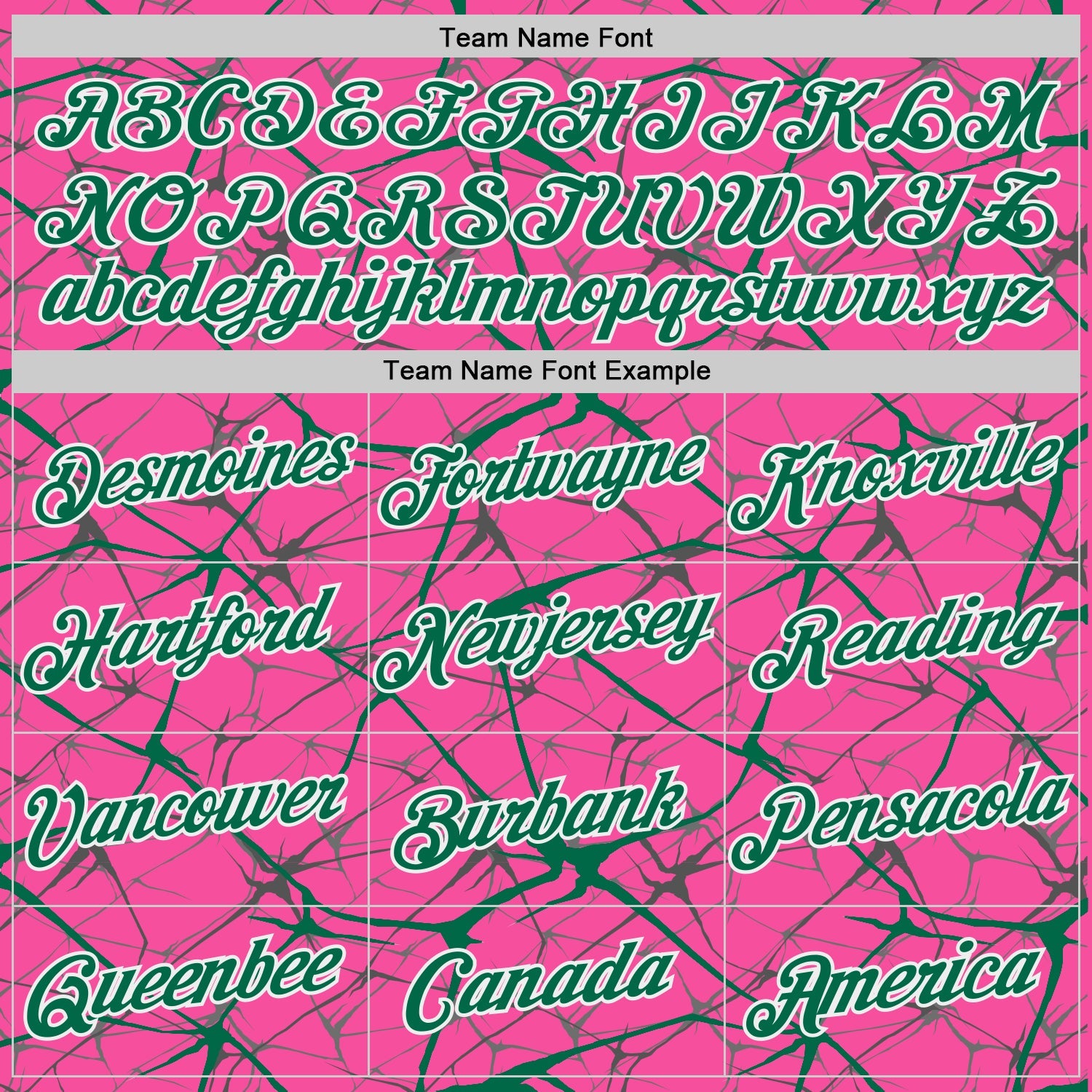Custom Pink Kelly Green Gray-White Abstract Network Crackle Performance T-Shirt