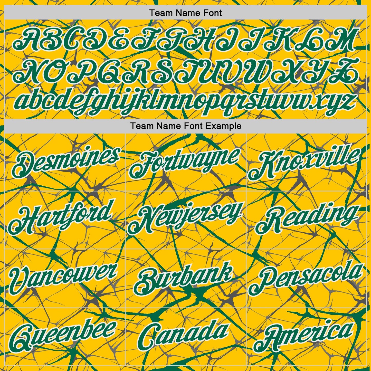 Custom Yellow Kelly Green Gray-White Abstract Network Crackle Performance T-Shirt