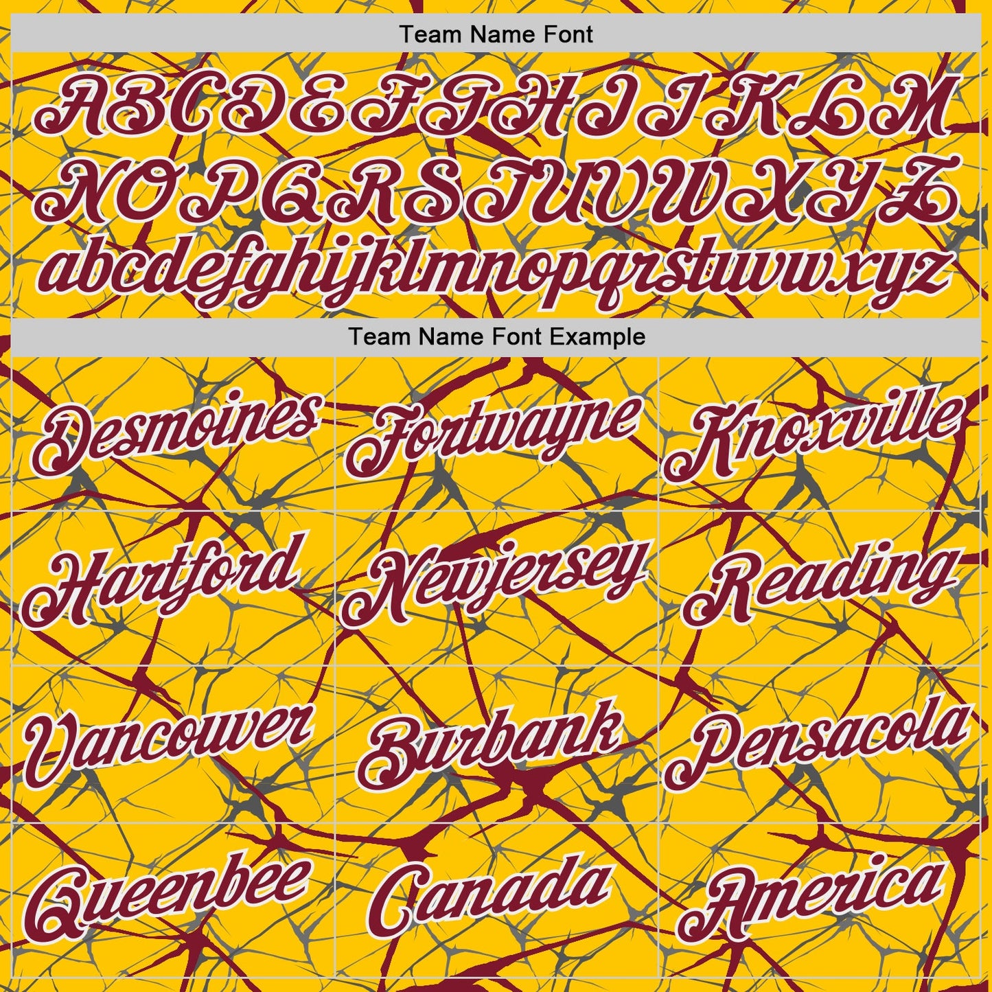 Custom Yellow Crimson Gray-White Abstract Network Crackle Performance T-Shirt