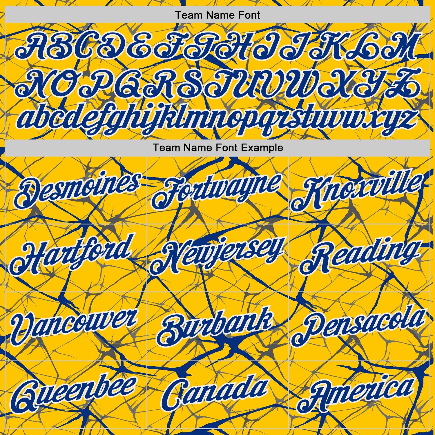 Custom Yellow Royal Gray-White Abstract Network Crackle Performance T-Shirt
