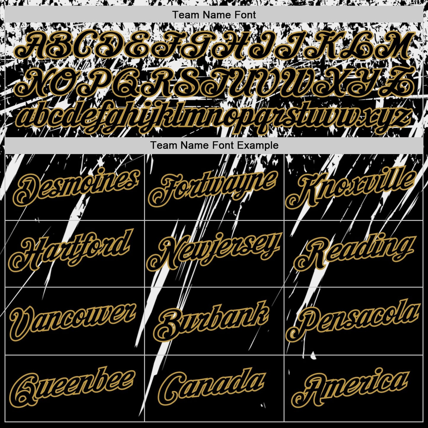 Custom Black White-Old Gold Distressed Scratch Brush Stroke Performance T-Shirt