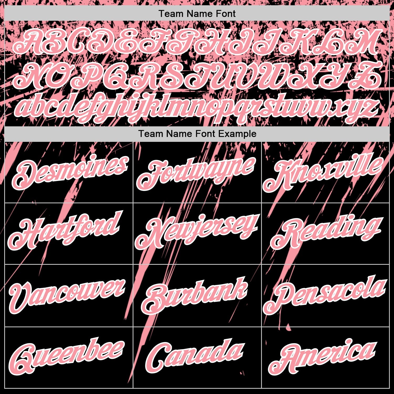Custom Black Medium Pink-White Distressed Scratch Brush Stroke Performance T-Shirt