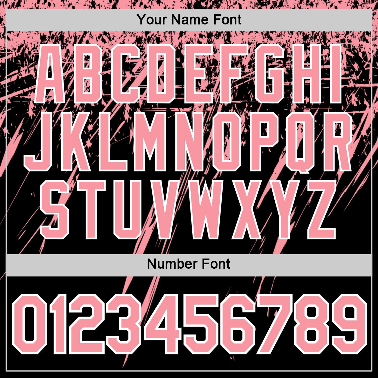 Custom Black Medium Pink-White Distressed Scratch Brush Stroke Performance T-Shirt