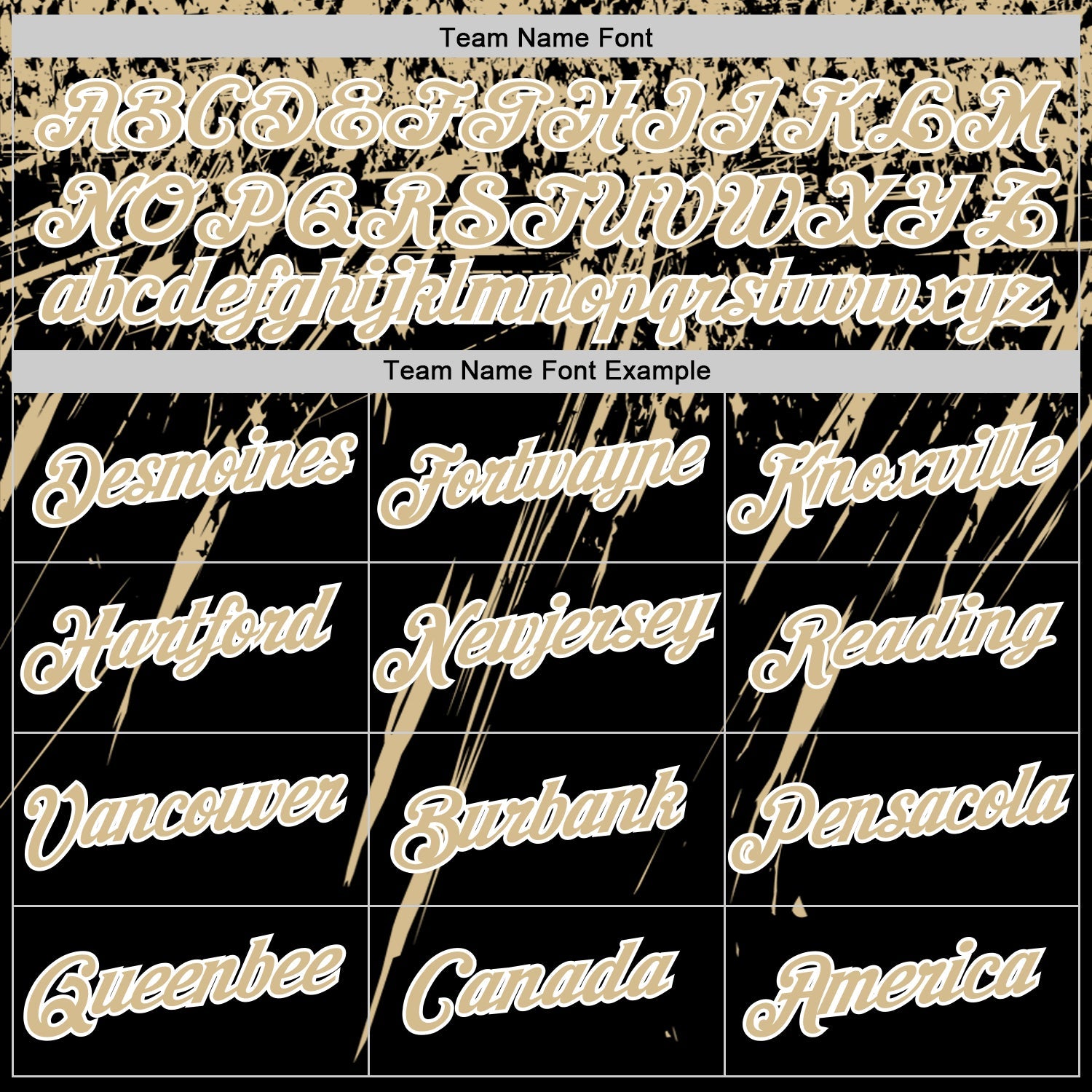 Custom Black Vegas Gold-White Distressed Scratch Brush Stroke Performance T-Shirt