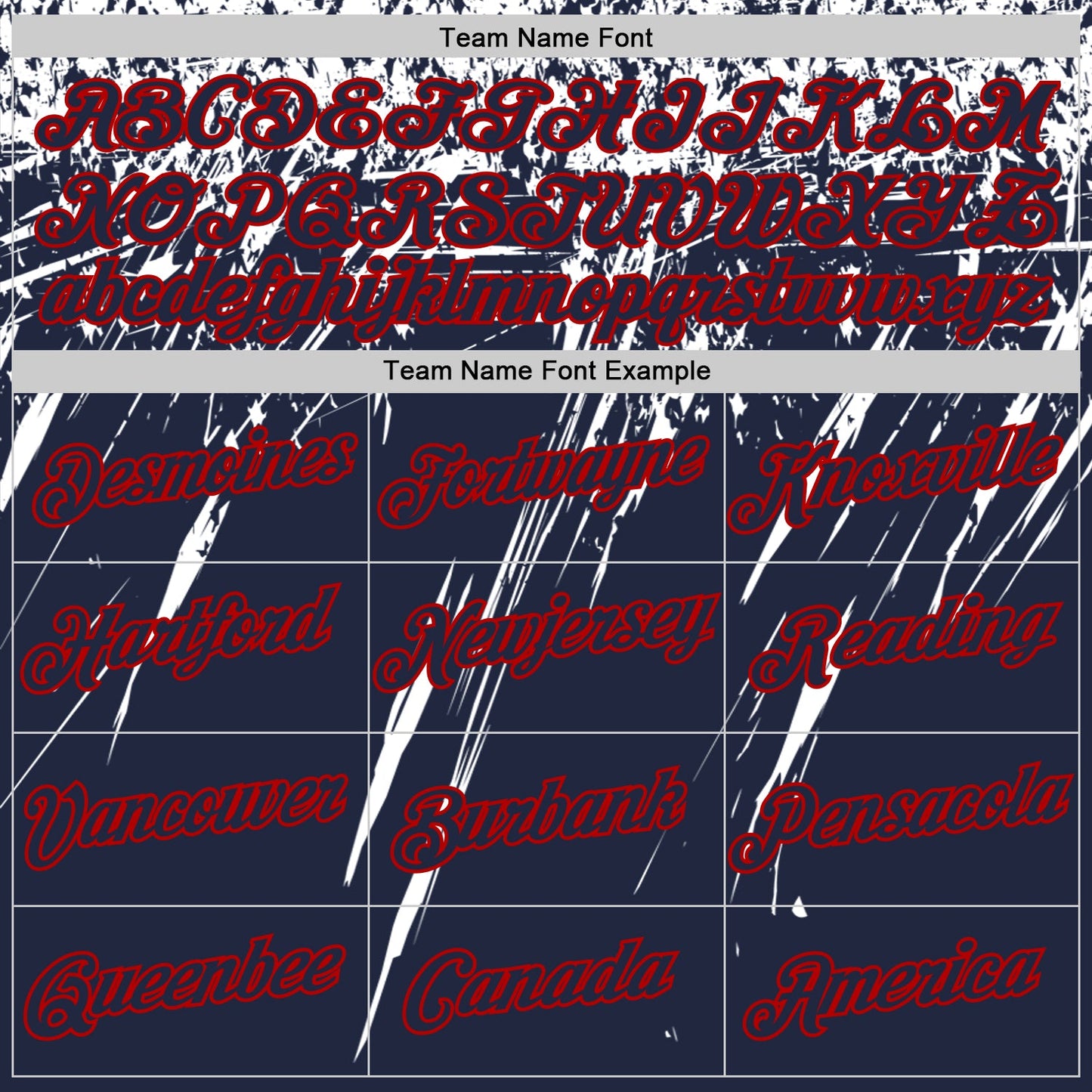 Custom Navy White-Red Distressed Scratch Brush Stroke Performance T-Shirt