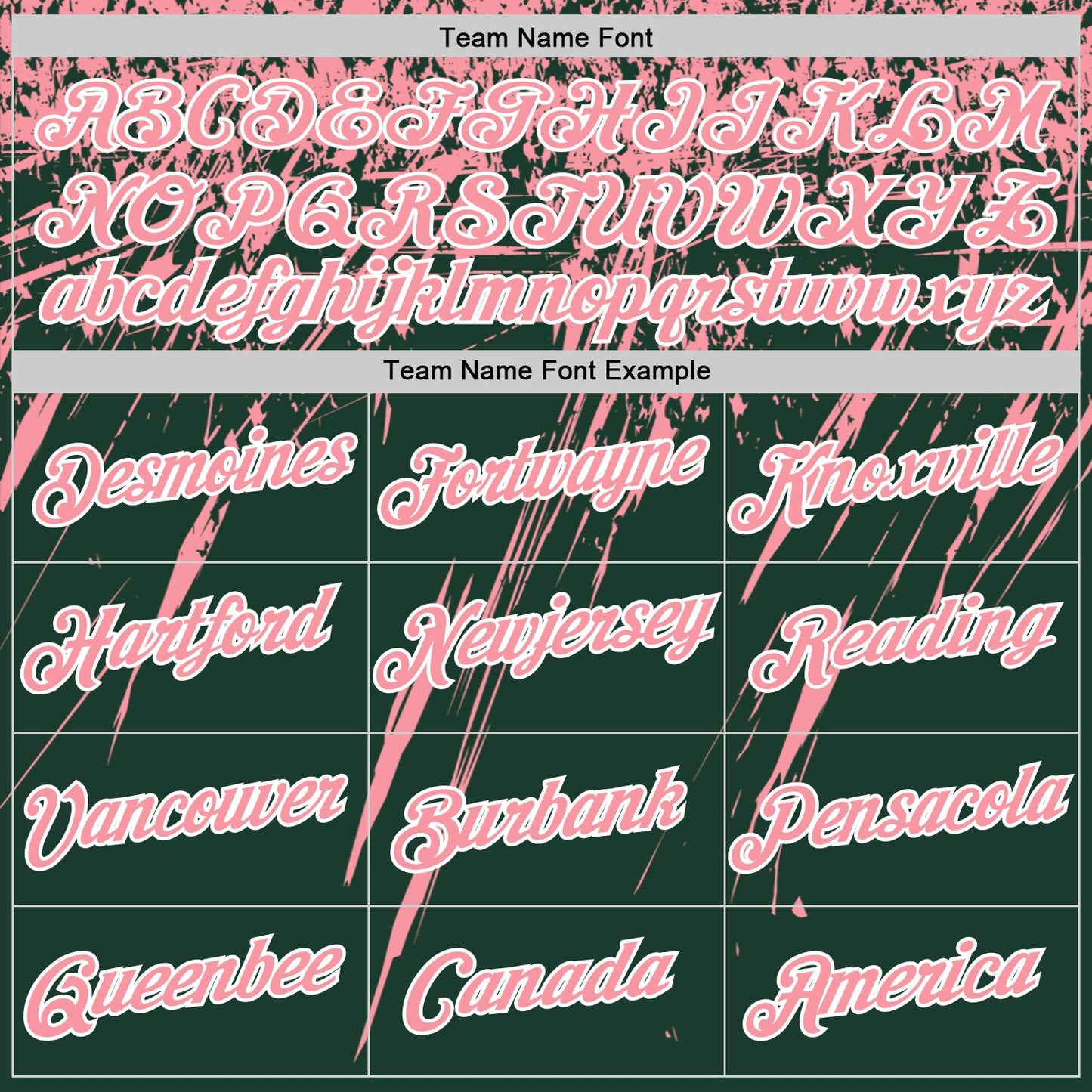 Custom Green Medium Pink-White Distressed Scratch Brush Stroke Performance T-Shirt