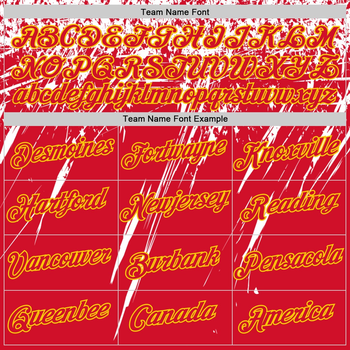 Custom Red White-Yellow Distressed Scratch Brush Stroke Performance T-Shirt