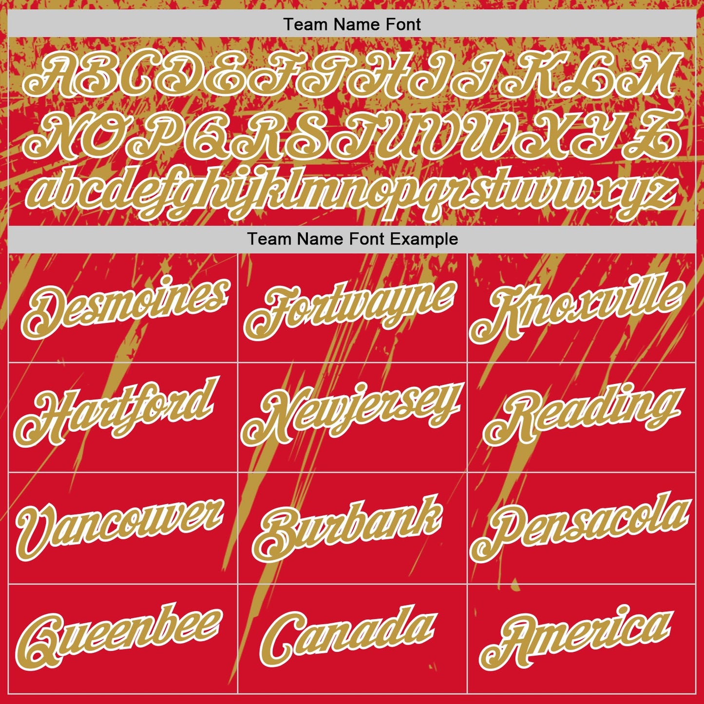 Custom Red Old Gold-White Distressed Scratch Brush Stroke Performance T-Shirt
