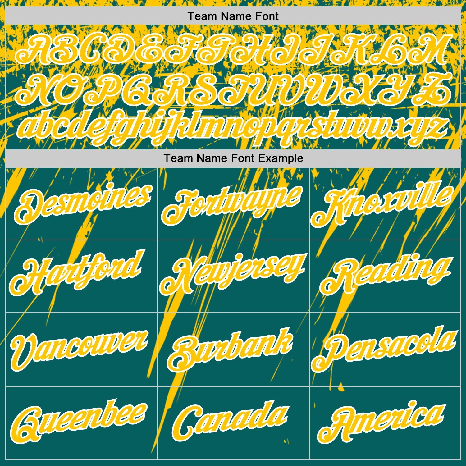 Custom Teal Yellow-White Distressed Scratch Brush Stroke Performance T-Shirt