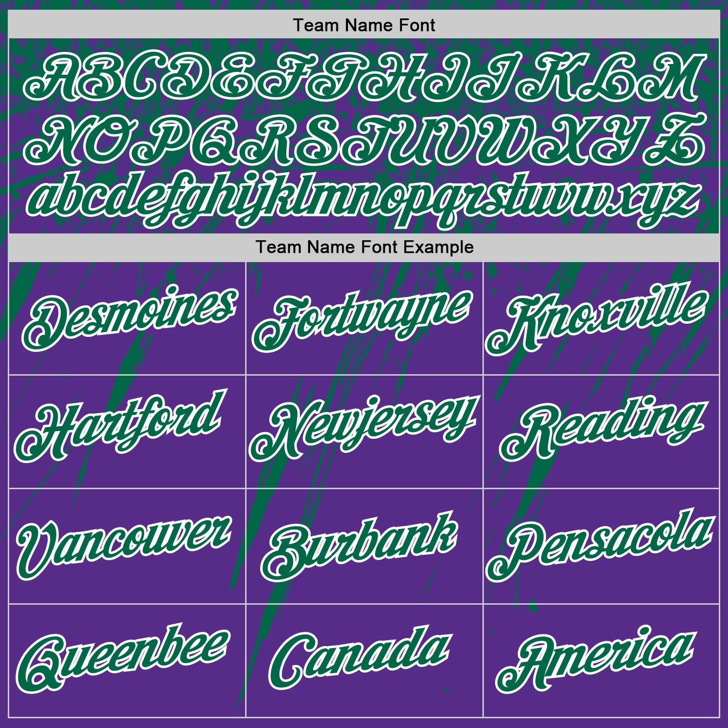 Custom Purple Kelly Green-White Distressed Scratch Brush Stroke Performance T-Shirt