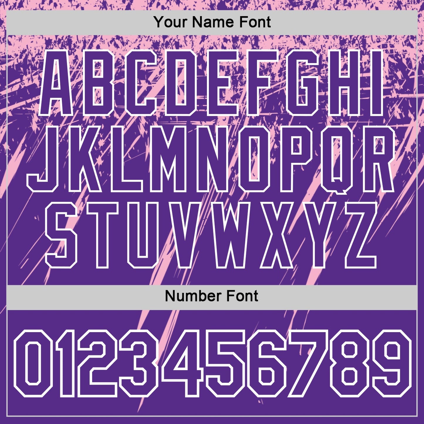 Custom Purple Light Pink-White Distressed Scratch Brush Stroke Performance T-Shirt