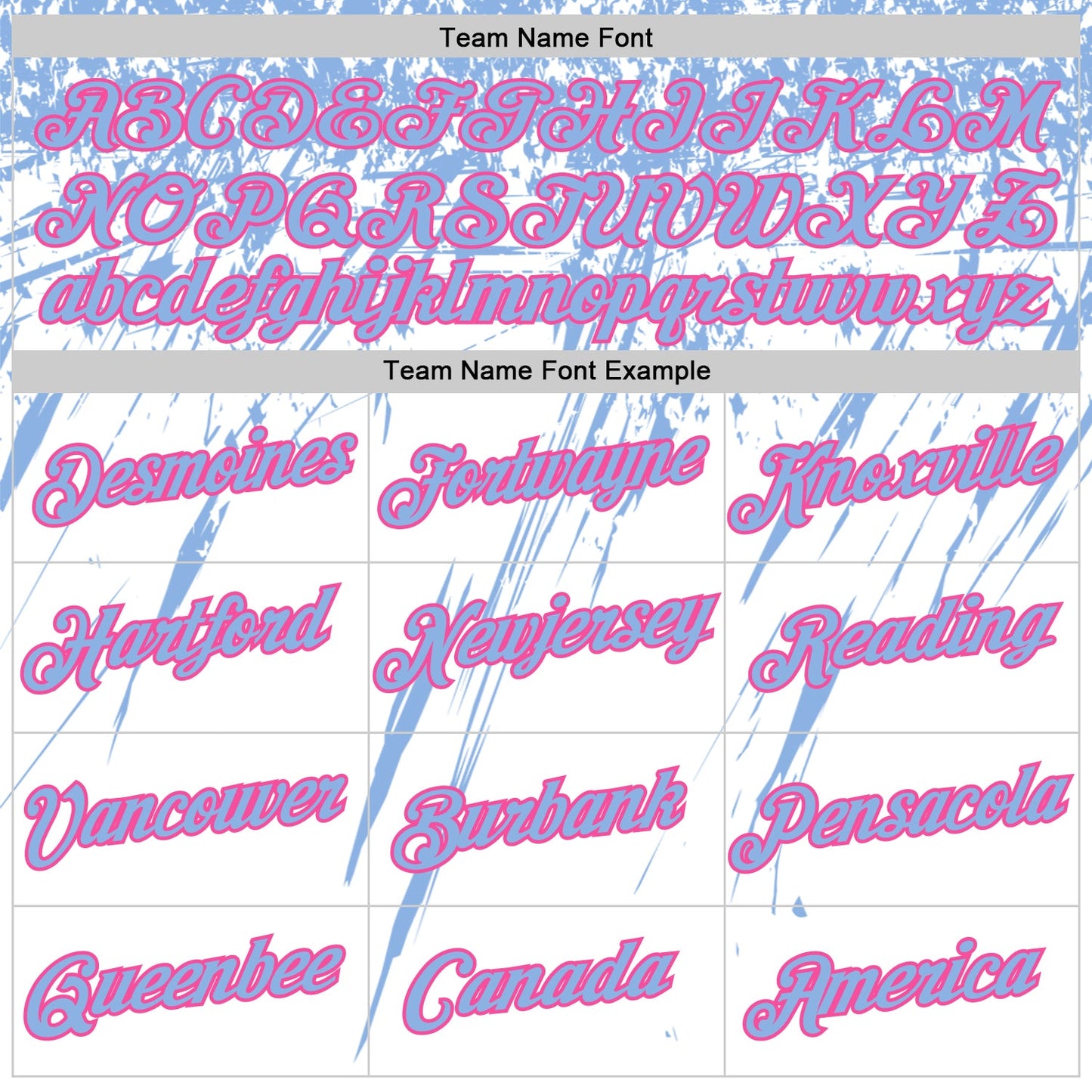 Custom White Light Blue-Pink Distressed Scratch Brush Stroke Performance T-Shirt