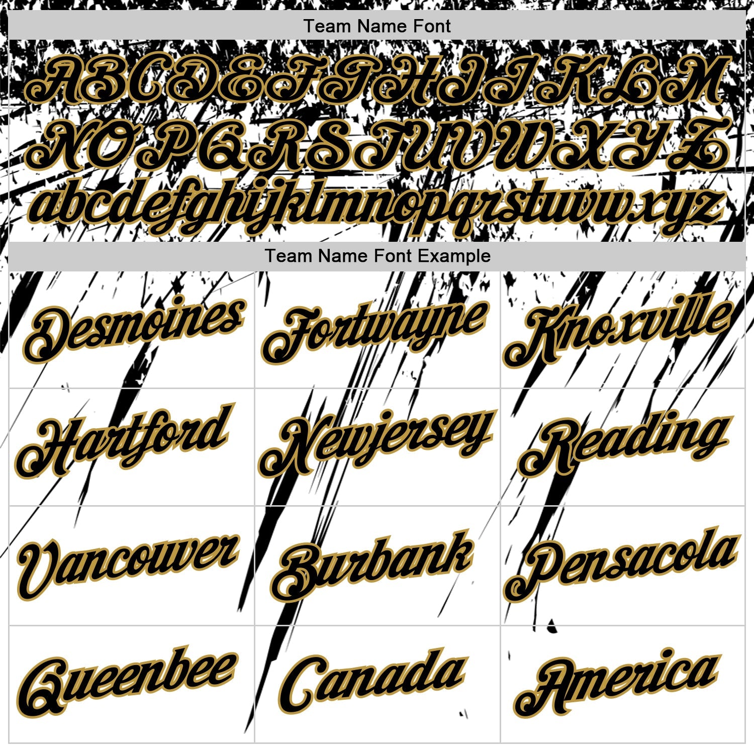 Custom White Black-Old Gold Distressed Scratch Brush Stroke Performance T-Shirt