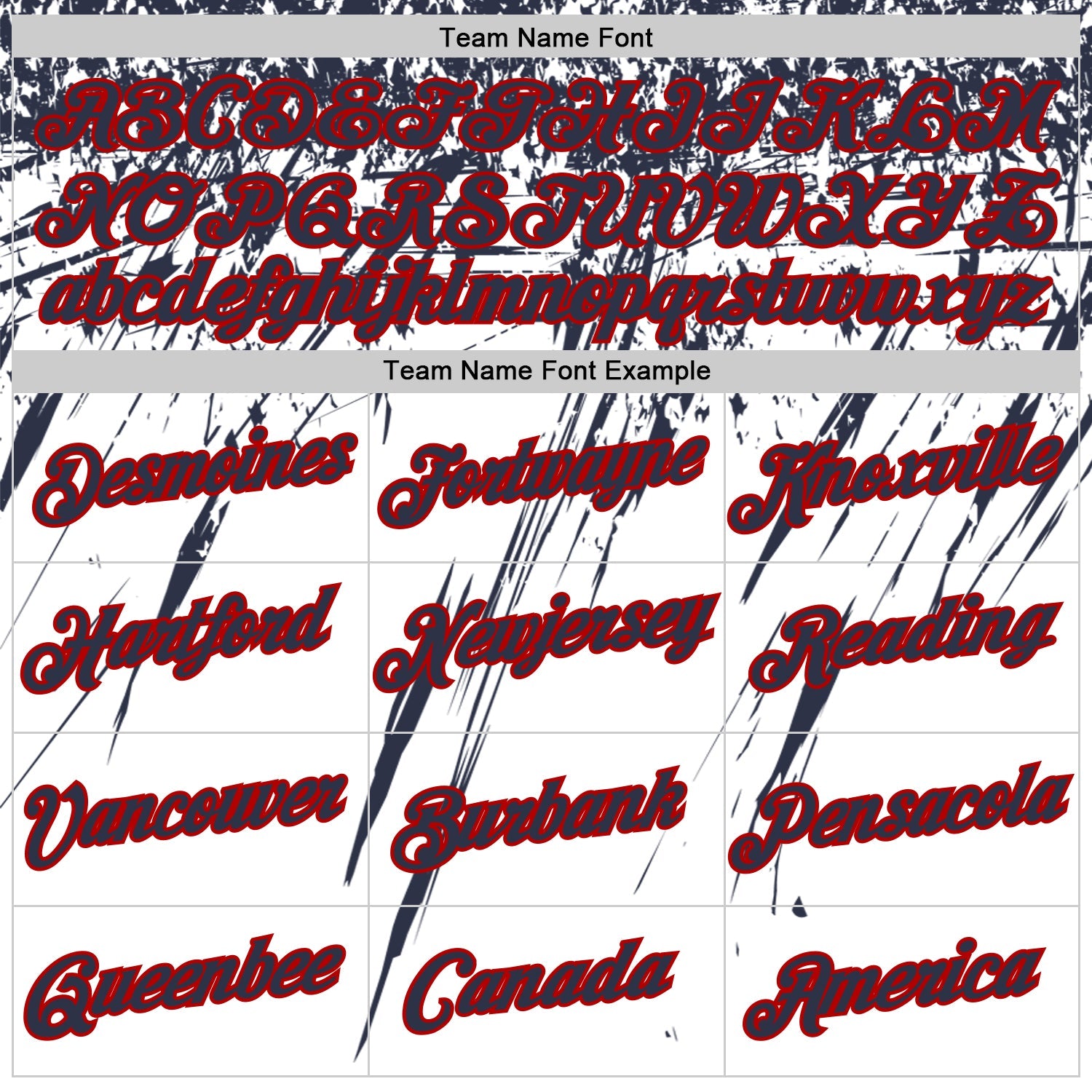 Custom White Navy-Red Distressed Scratch Brush Stroke Performance T-Shirt