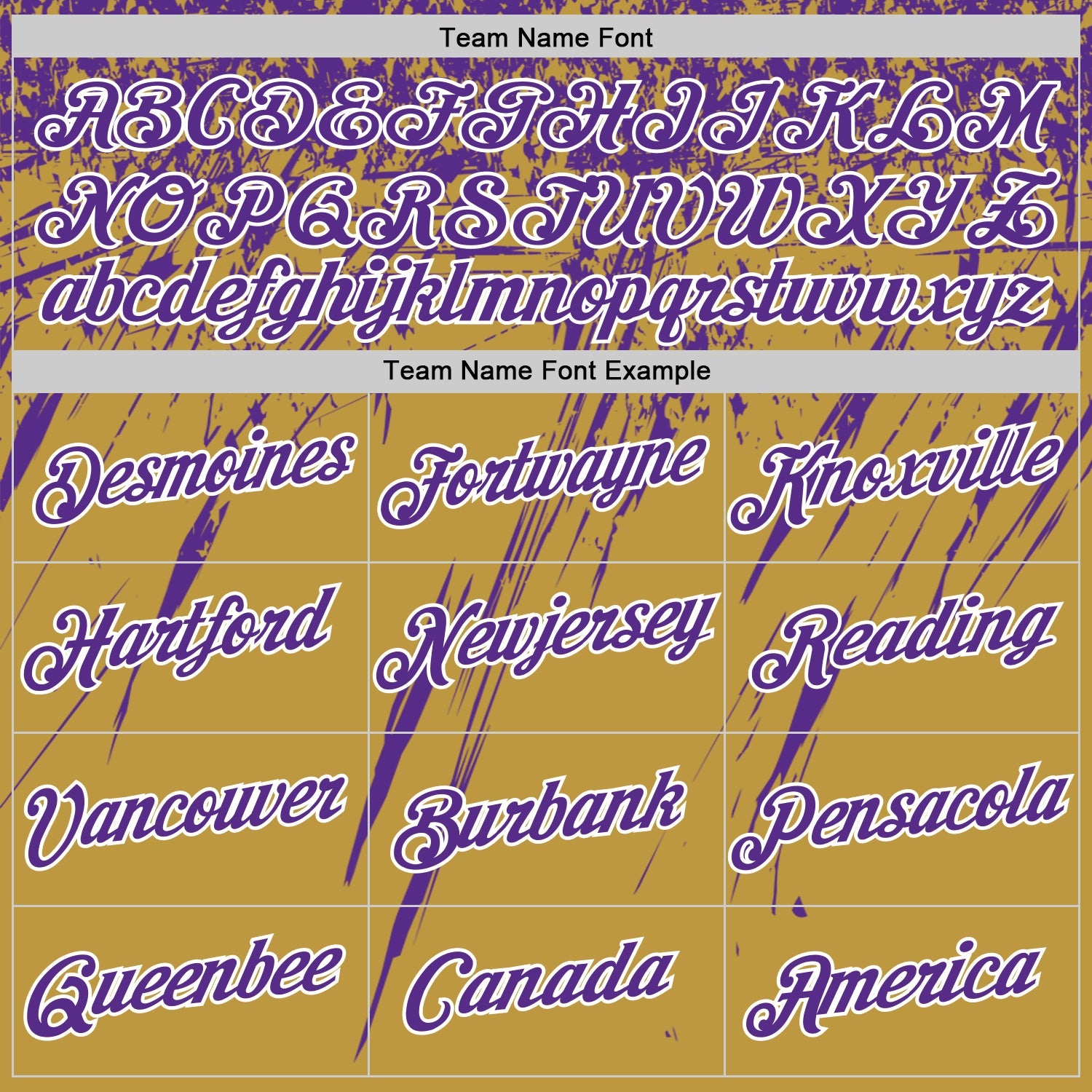 Custom Old Gold Purple-White Distressed Scratch Brush Stroke Performance T-Shirt