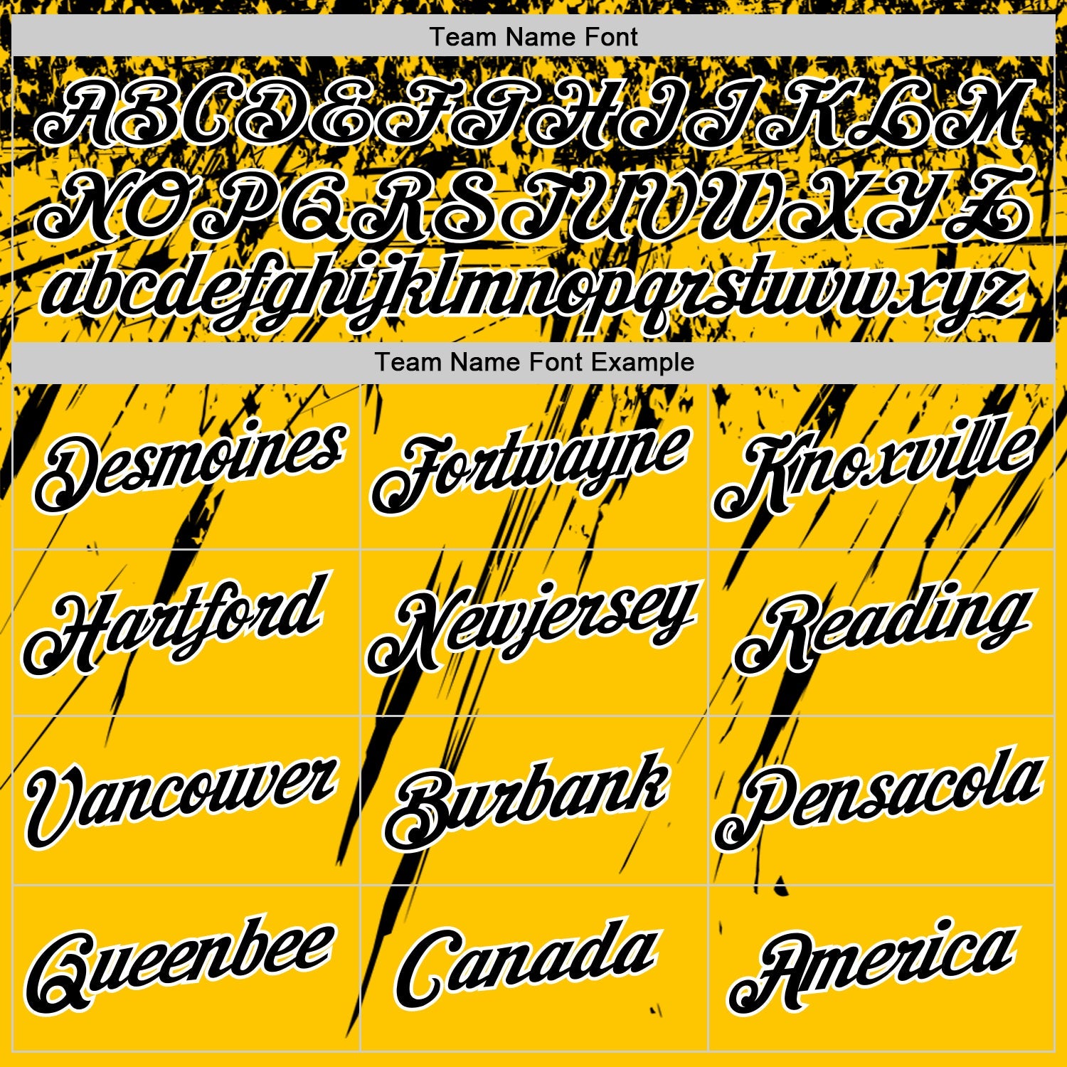 Custom Yellow Black-White Distressed Scratch Brush Stroke Performance T-Shirt