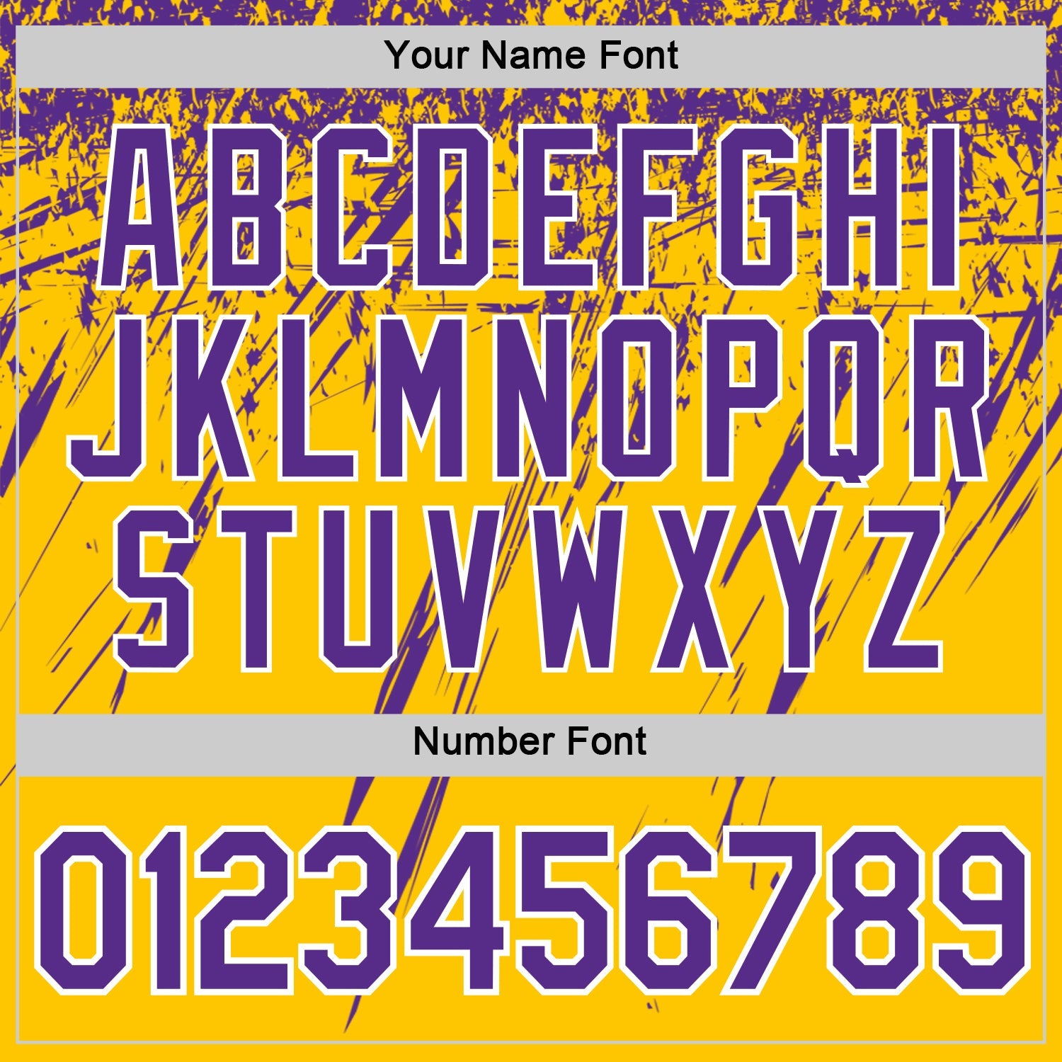Custom Yellow Purple-White Distressed Scratch Brush Stroke Performance T-Shirt