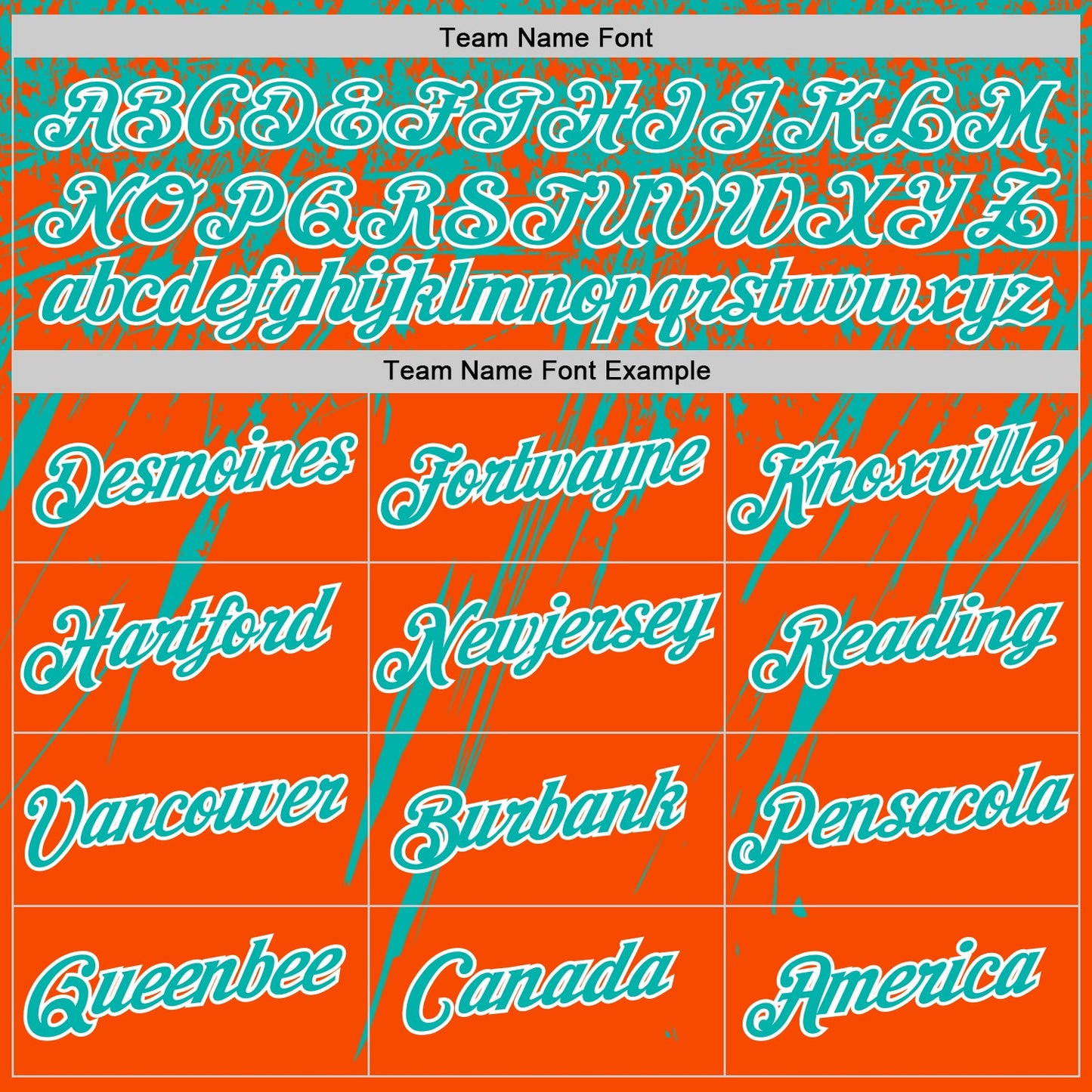Custom Orange Aqua-White Distressed Scratch Brush Stroke Performance T-Shirt