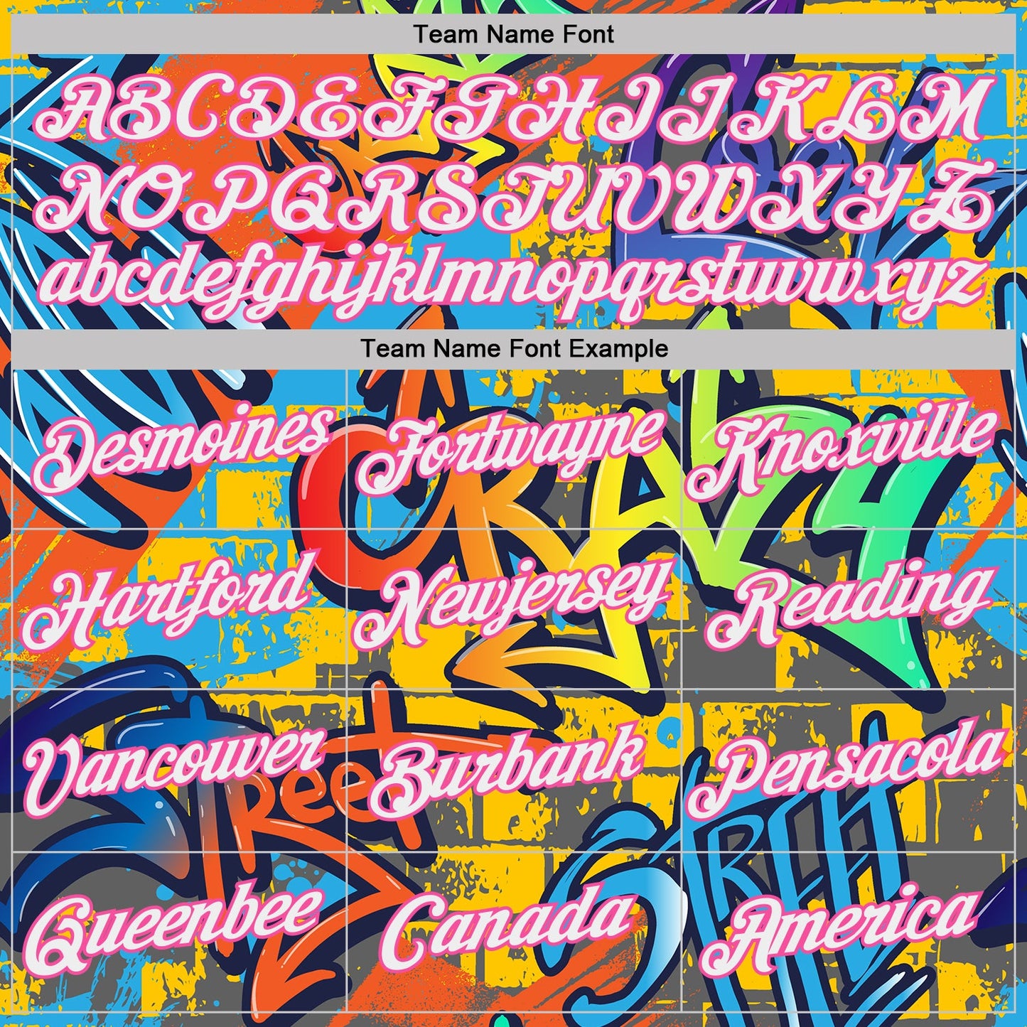 Custom Graffiti Pattern White-Pink Vibrant MulticolorStreet Style Performance T-Shirt
