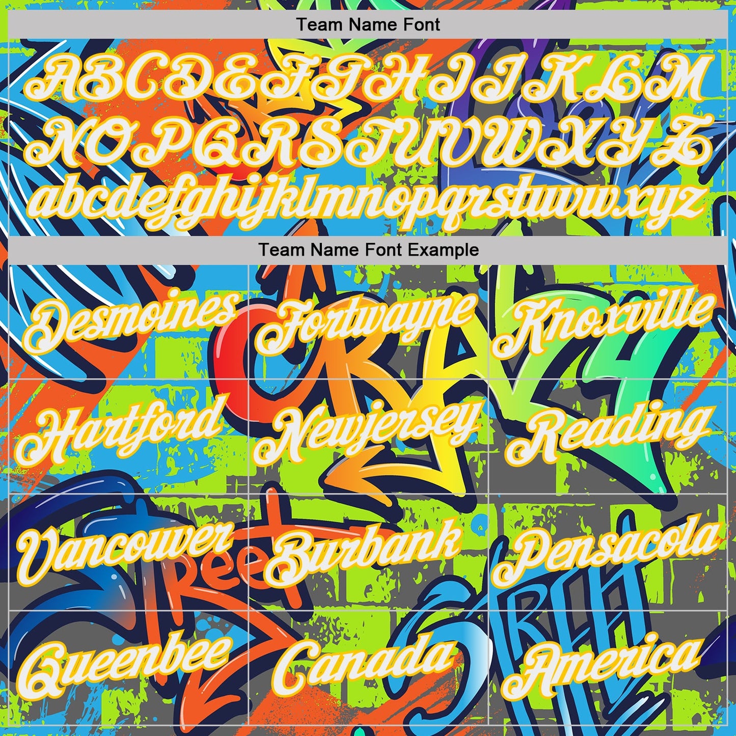 Custom Graffiti Pattern White-Yellow Vibrant MulticolorStreet Style Performance T-Shirt