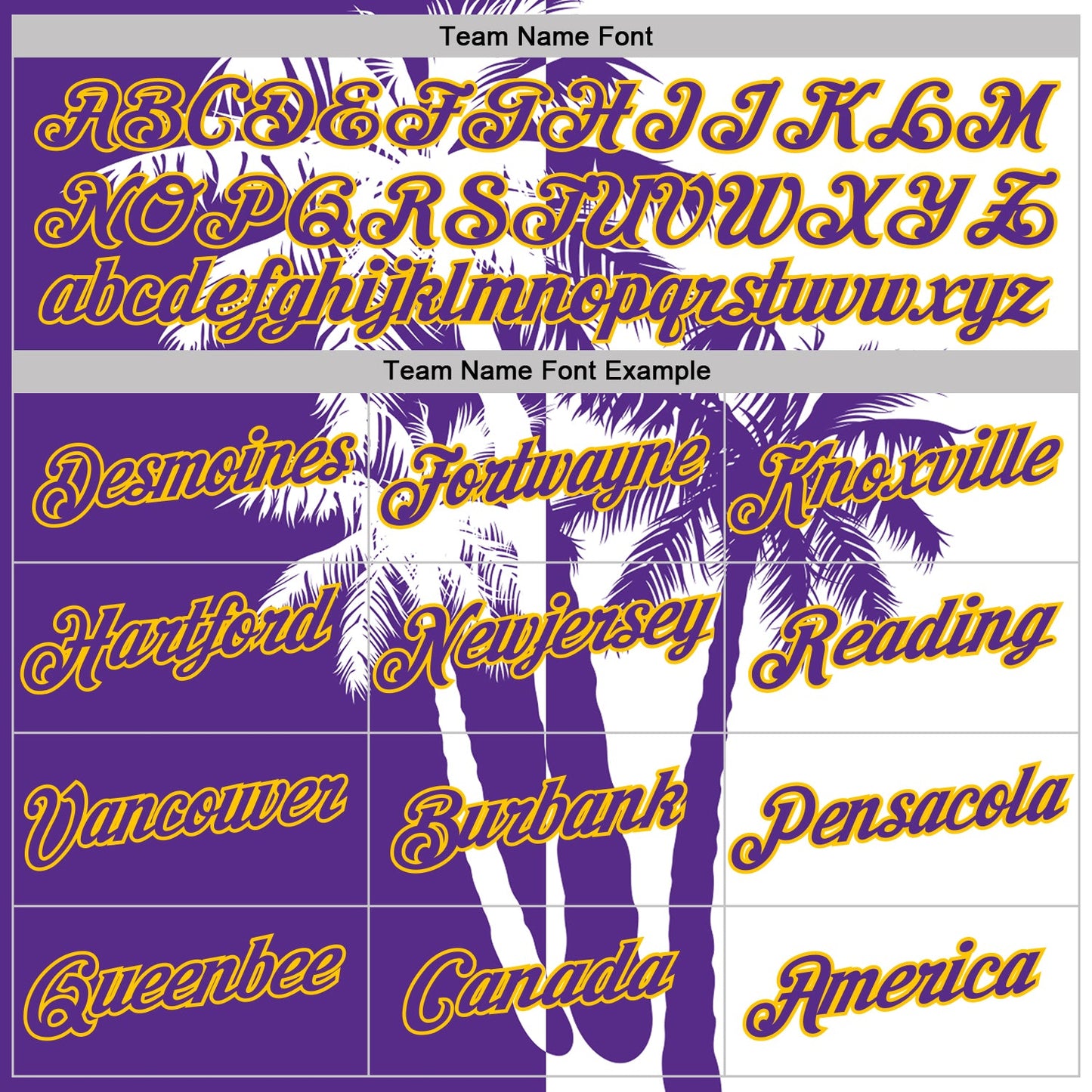 Custom White Purple-Yellow Hawaii Tropical Coastal Palm Trees Performance T-Shirt