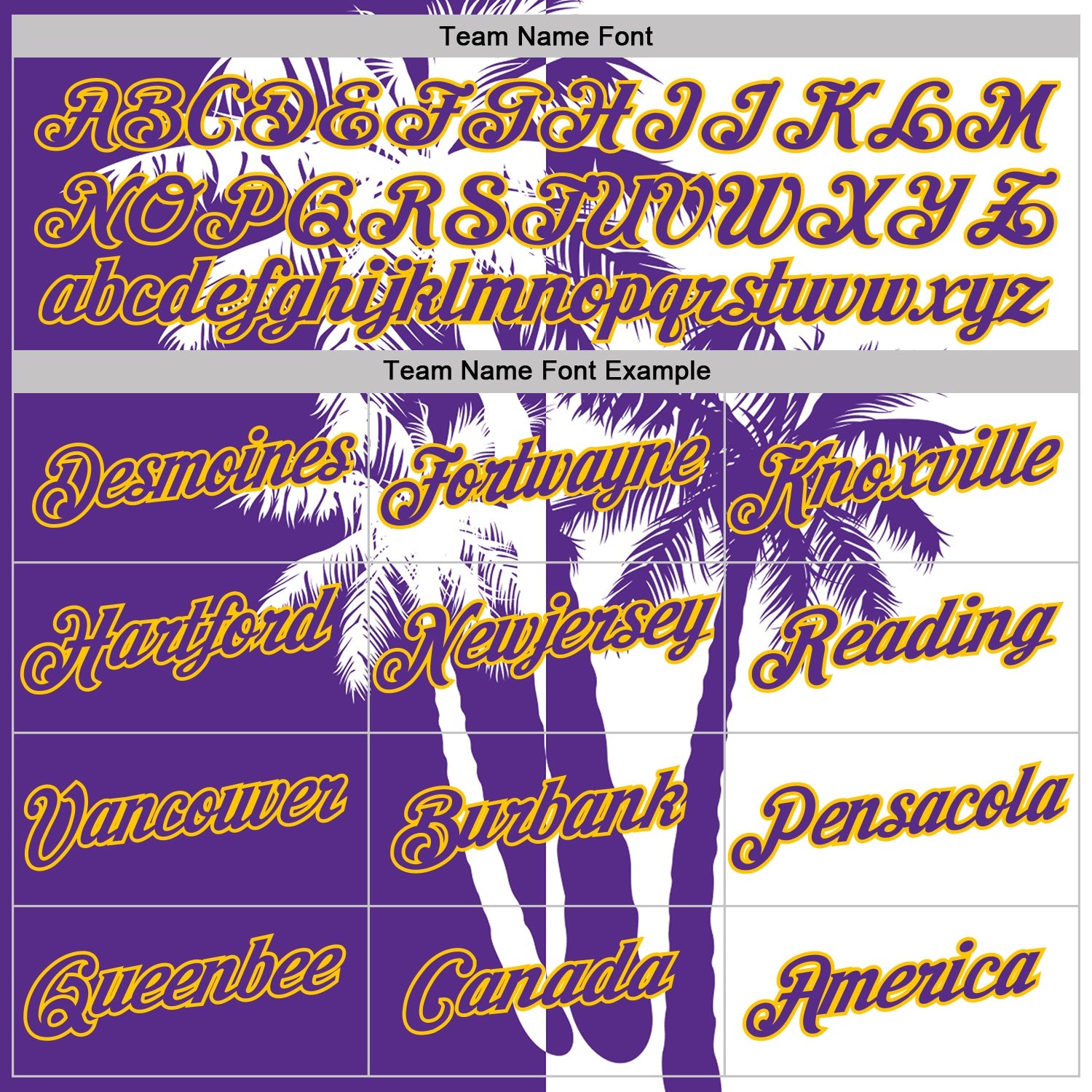 Custom White Purple-Yellow Hawaii Tropical Coastal Palm Trees Performance T-Shirt