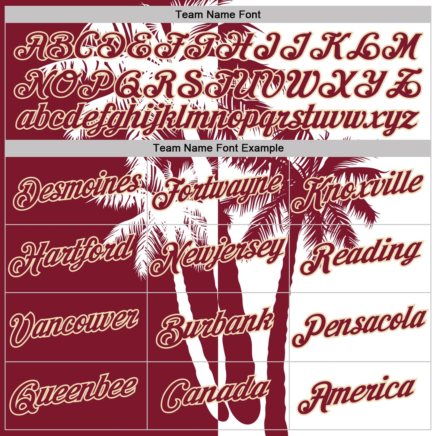 Custom White Crimson-Cream Hawaii Tropical Coastal Palm Trees Performance T-Shirt