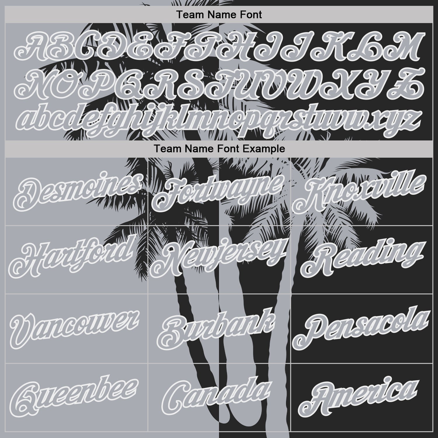 Custom Black Gray-White Hawaii Tropical Coastal Palm Trees Performance T-Shirt