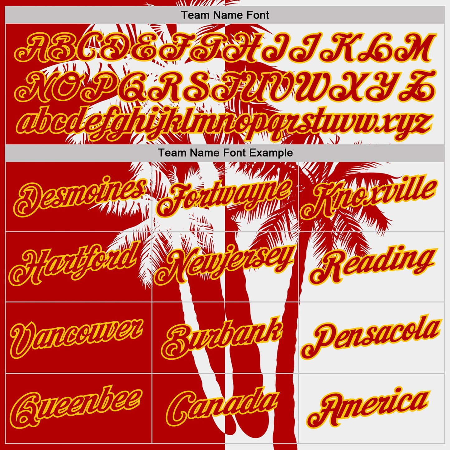 Custom White Red-Yellow Hawaii Tropical Coastal Palm Trees Performance T-Shirt