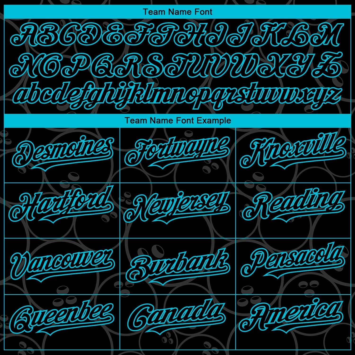 Custom Black Lakes Blue 3D Pattern Design Bowling Ball Authentic Baseball Jersey